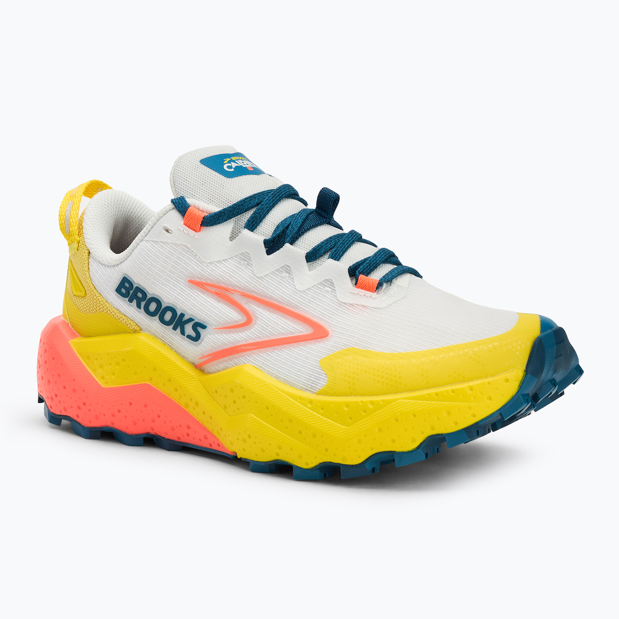 Women's running shoes Brooks Caldera 8 bit of blue/quince/flame (38.5 EU)