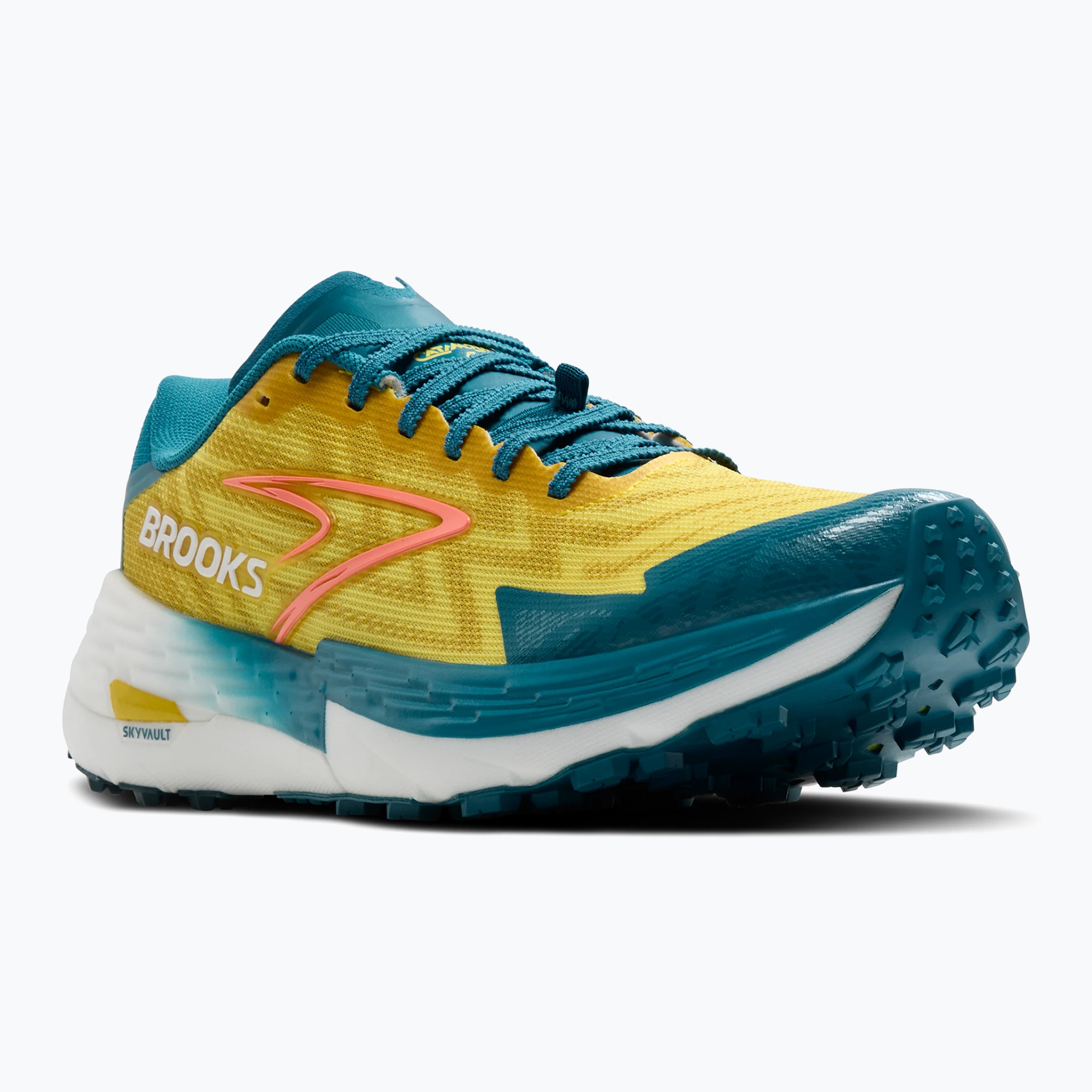 Men's running shoes Brooks Catamount 4 quince/ celestial/neo ember (46 EU)