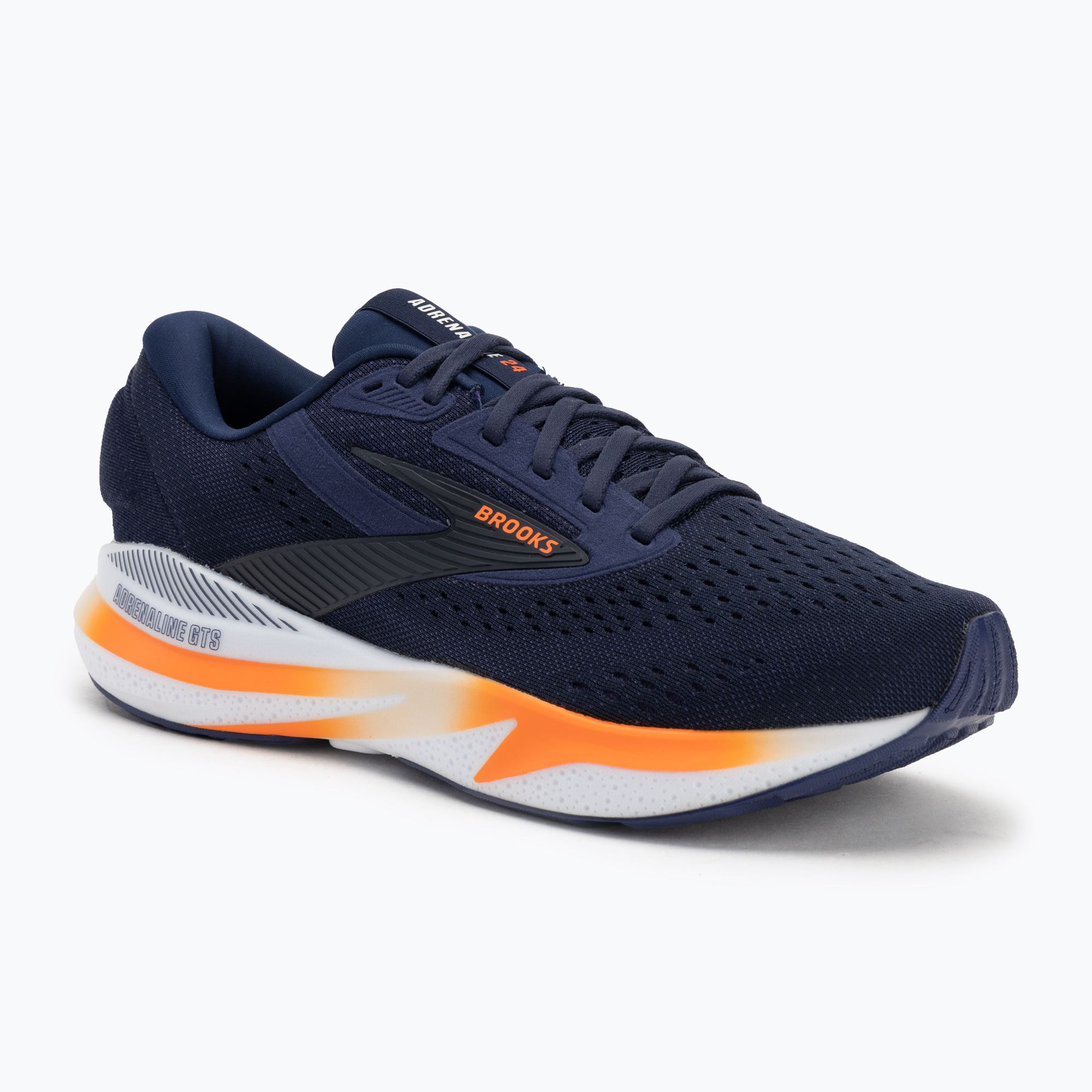 Men's running shoes Brooks Adrenaline GTS 24 peacoat/orange /white