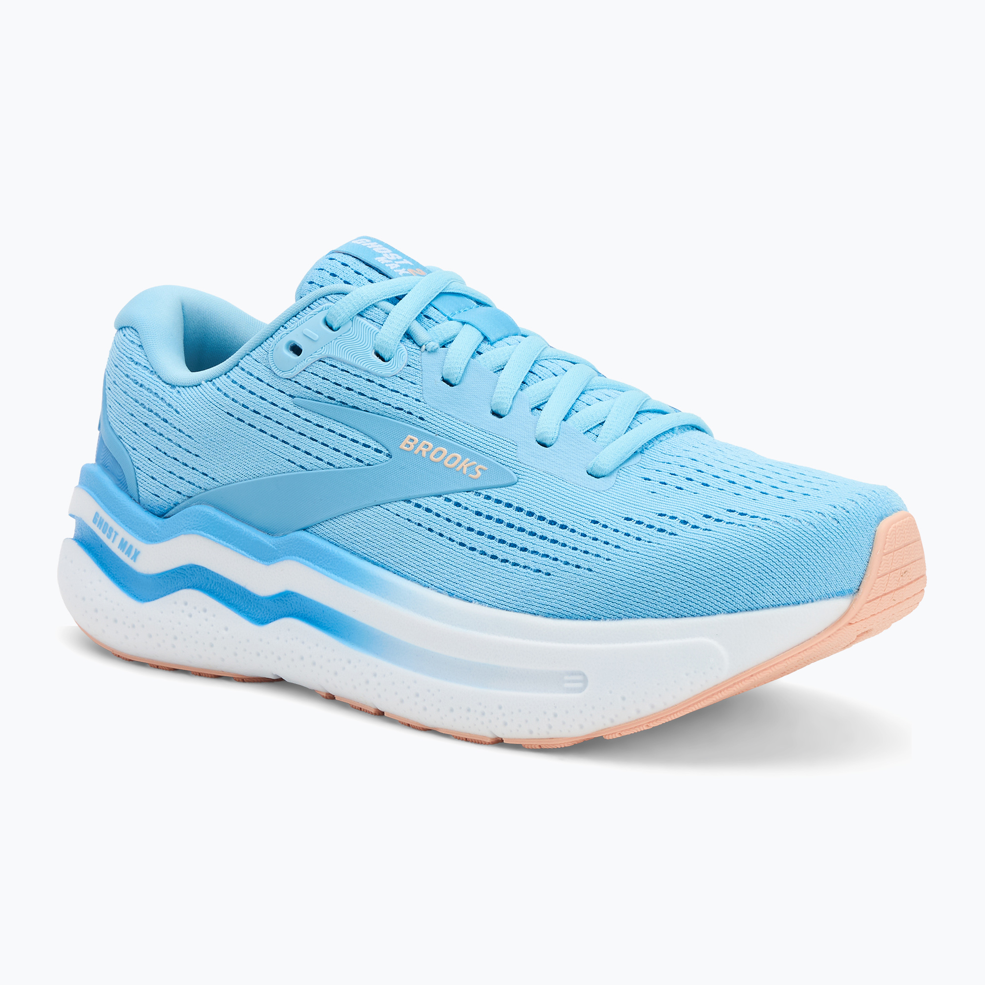 Women's running shoes Brooks Ghost Max 2 baltic sea/bonnie blue/peach (39 EU)