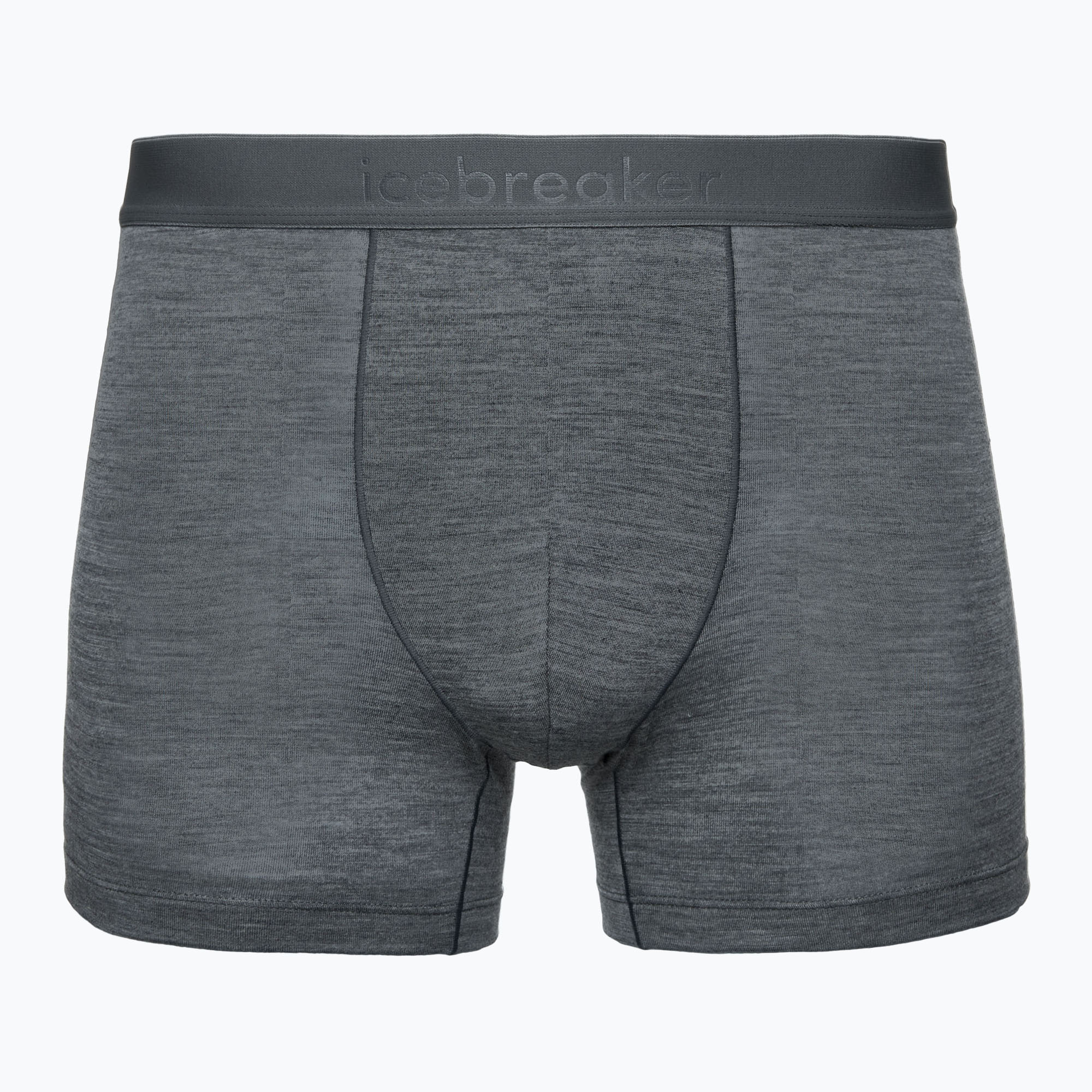 Men's thermal boxer shorts icebreaker Merino 125 Cool-Lite Anatomica gritstone heather (S)