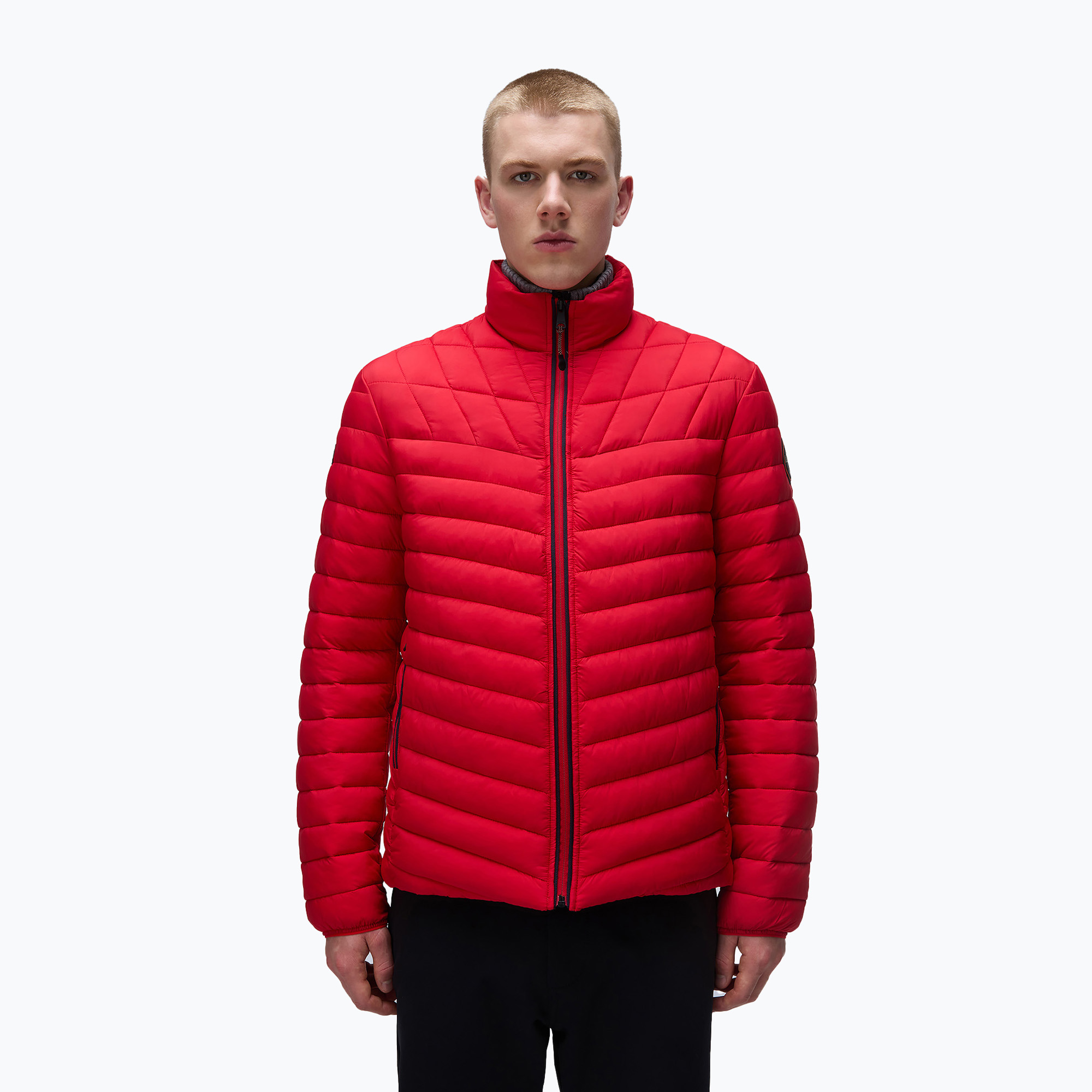 Men's Napapijri A-Lapaz S red goji jacket (M)