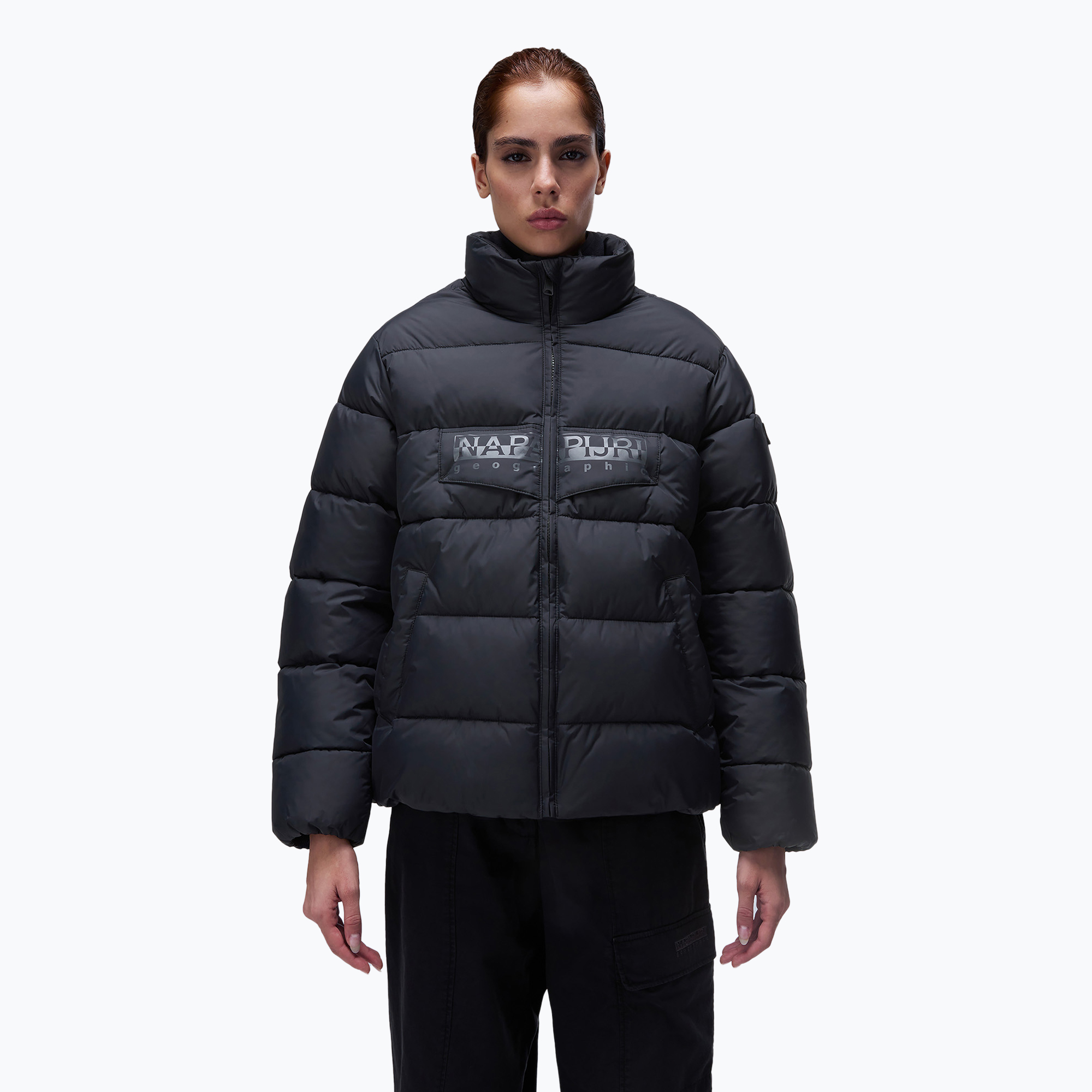 Women's winter jacket Napapijri Rf Puffer Open black 041 (M)