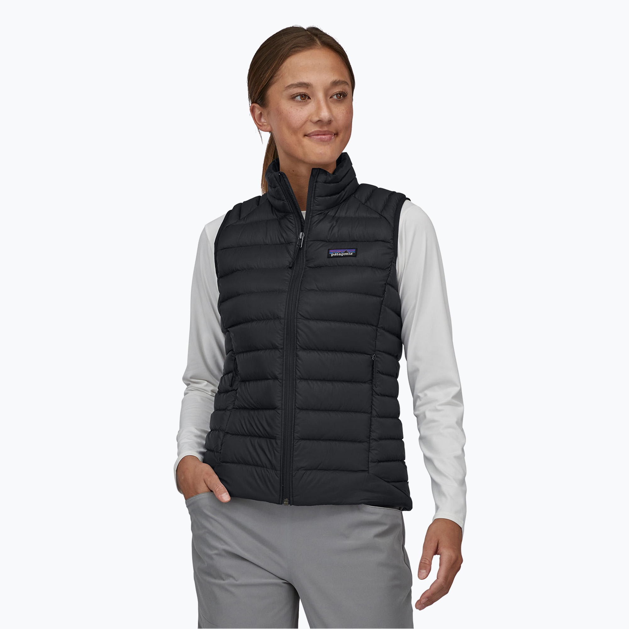 Patagonia women's vest Down Sweater black (L)