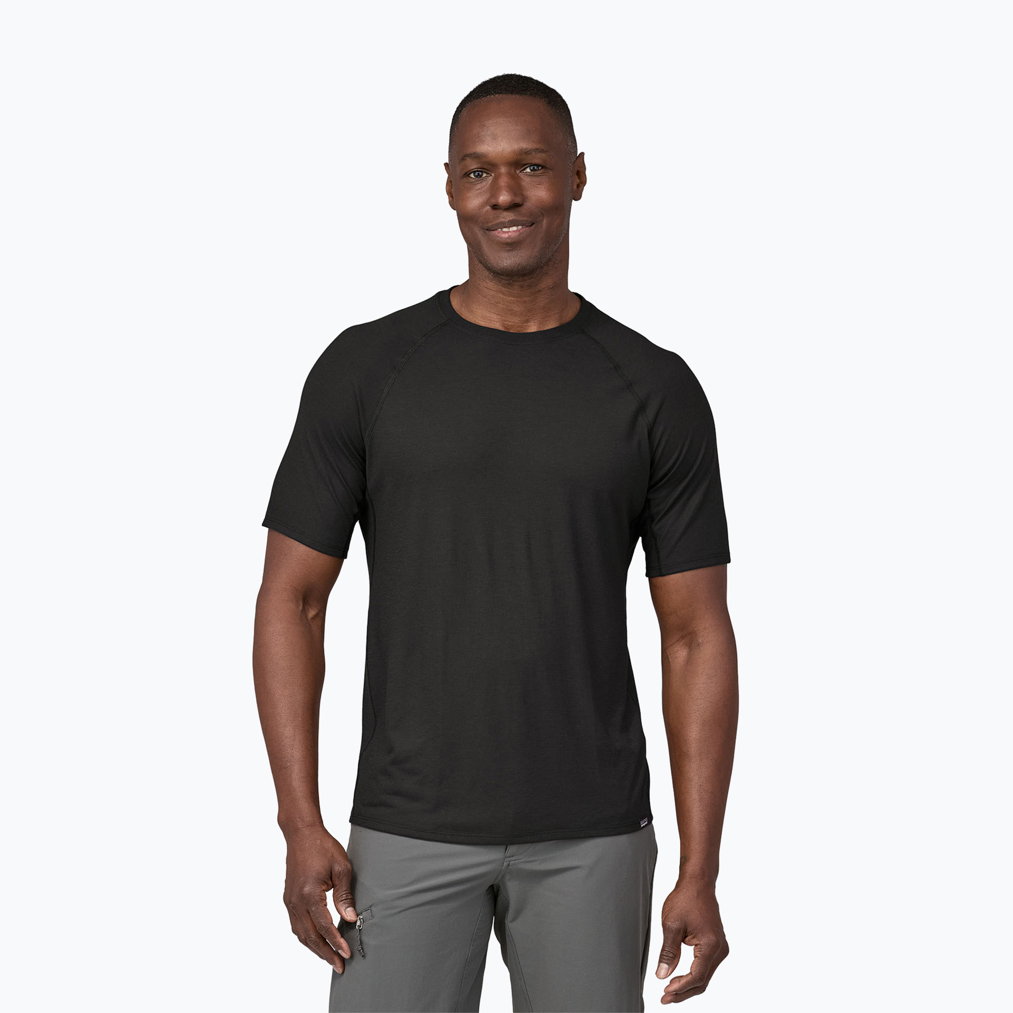 Patagonia men's Capilene Cool Trail t-shirt black (S)