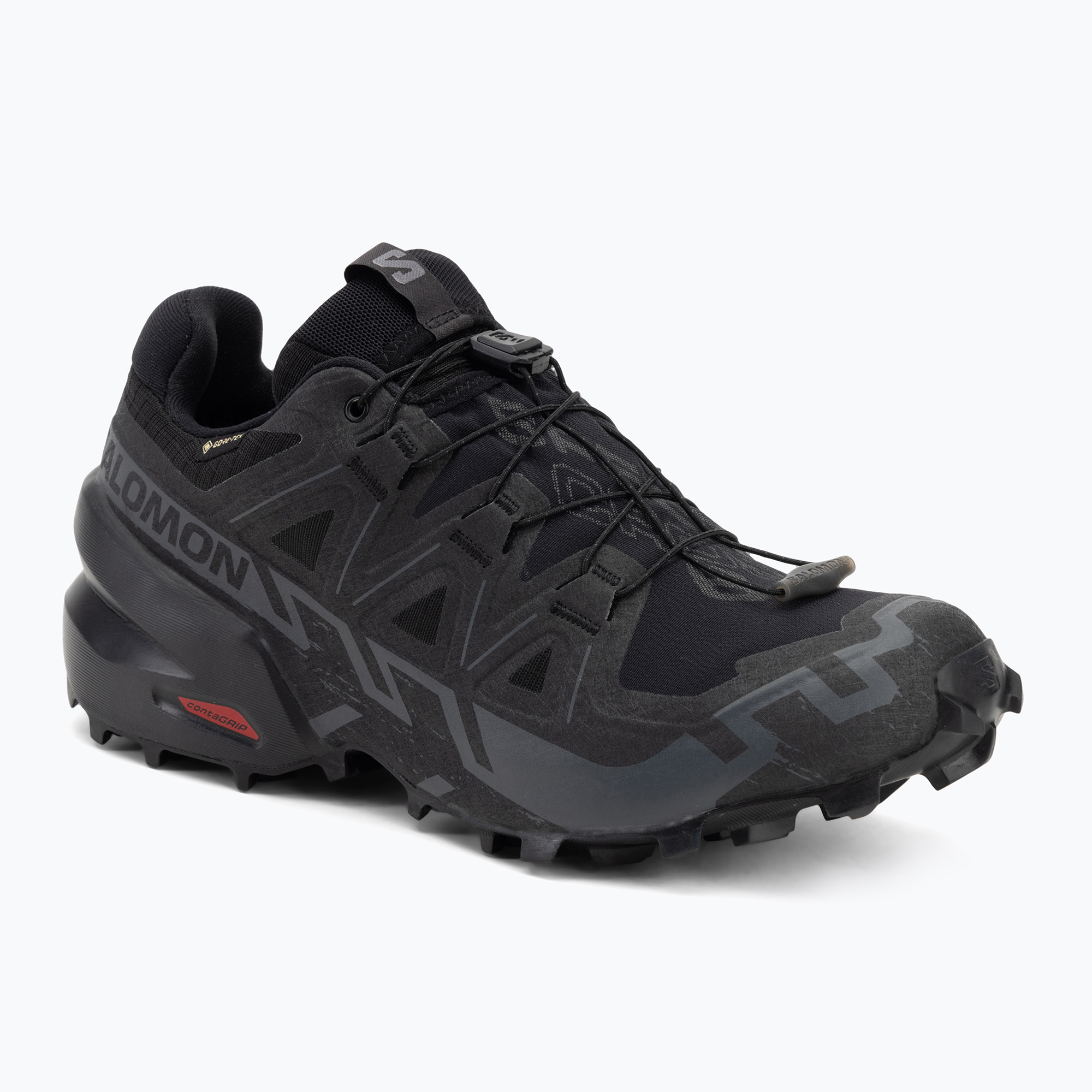 Women's running shoes Salomon Speedcross 6 GTX black/black/phan (39 1/3 EU)