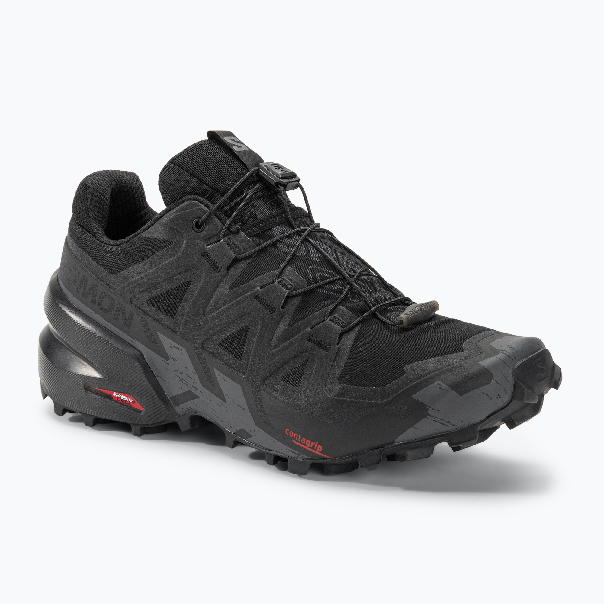 Men's running shoes Salomon Speedcross 6 black/black/phantom (44 2/3 EU)