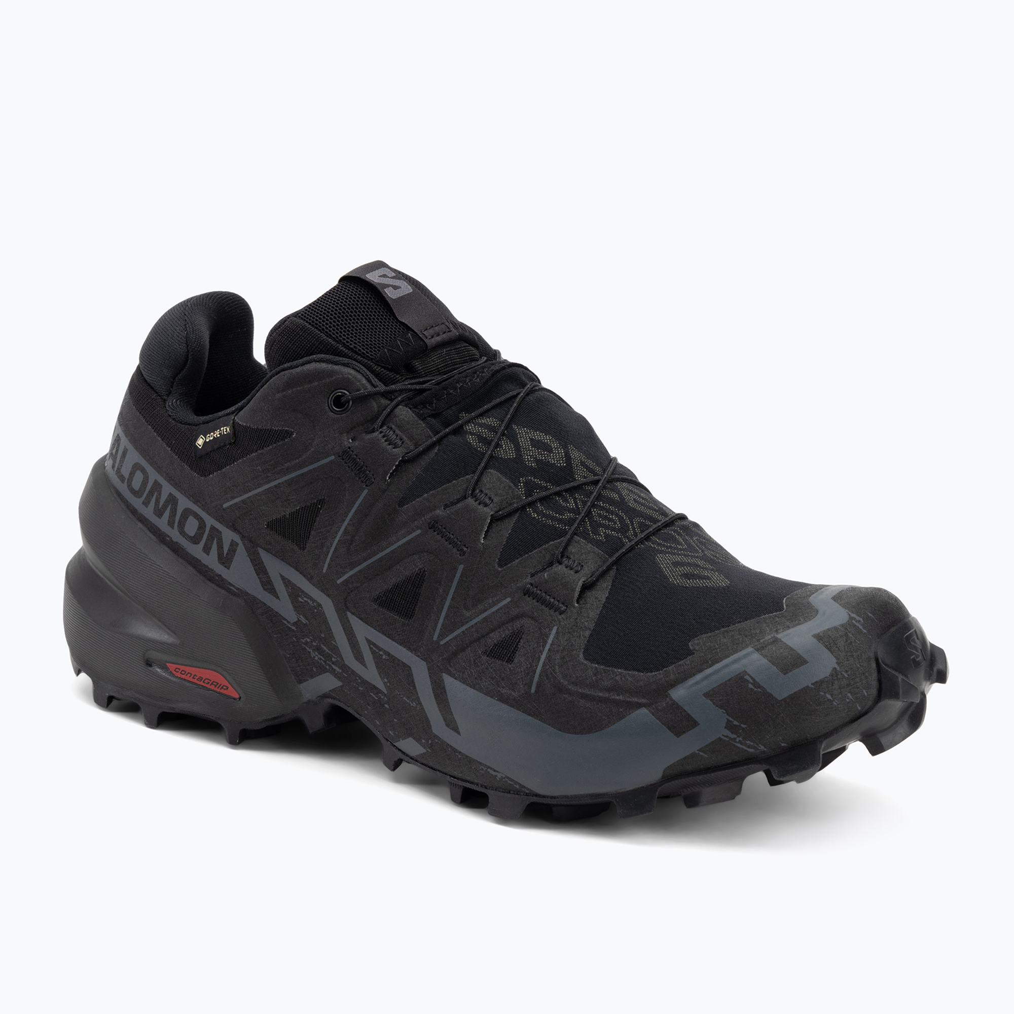 Men's running shoes Salomon Speedcross 6 GTX black/black/phantom (44 EU)