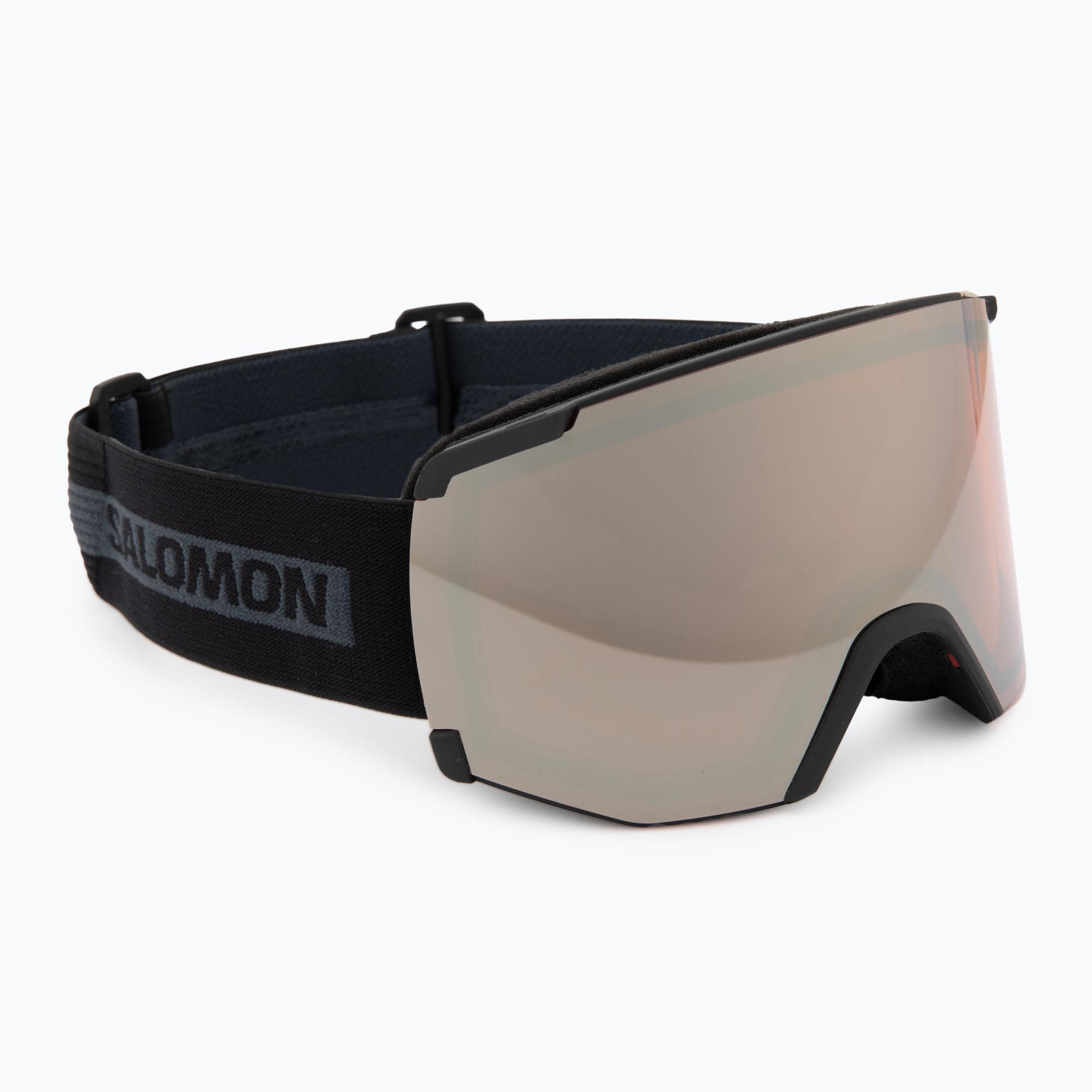 Salomon S/View Access ski goggles black/flash tonic orange (M)