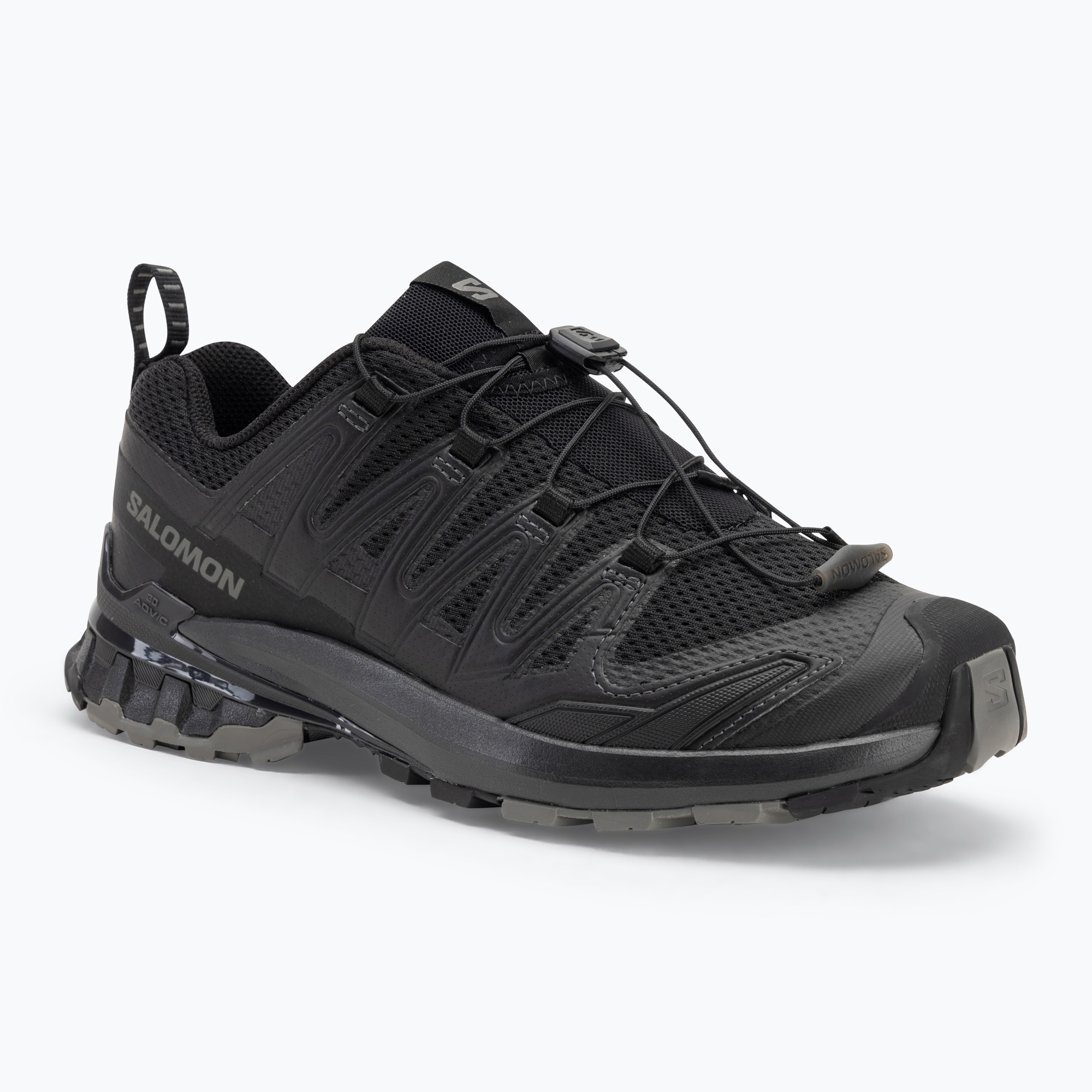 Men's running shoes Salomon XA Pro 3D V9 Wide black/phantom/pewter (43 1/3 EU)
