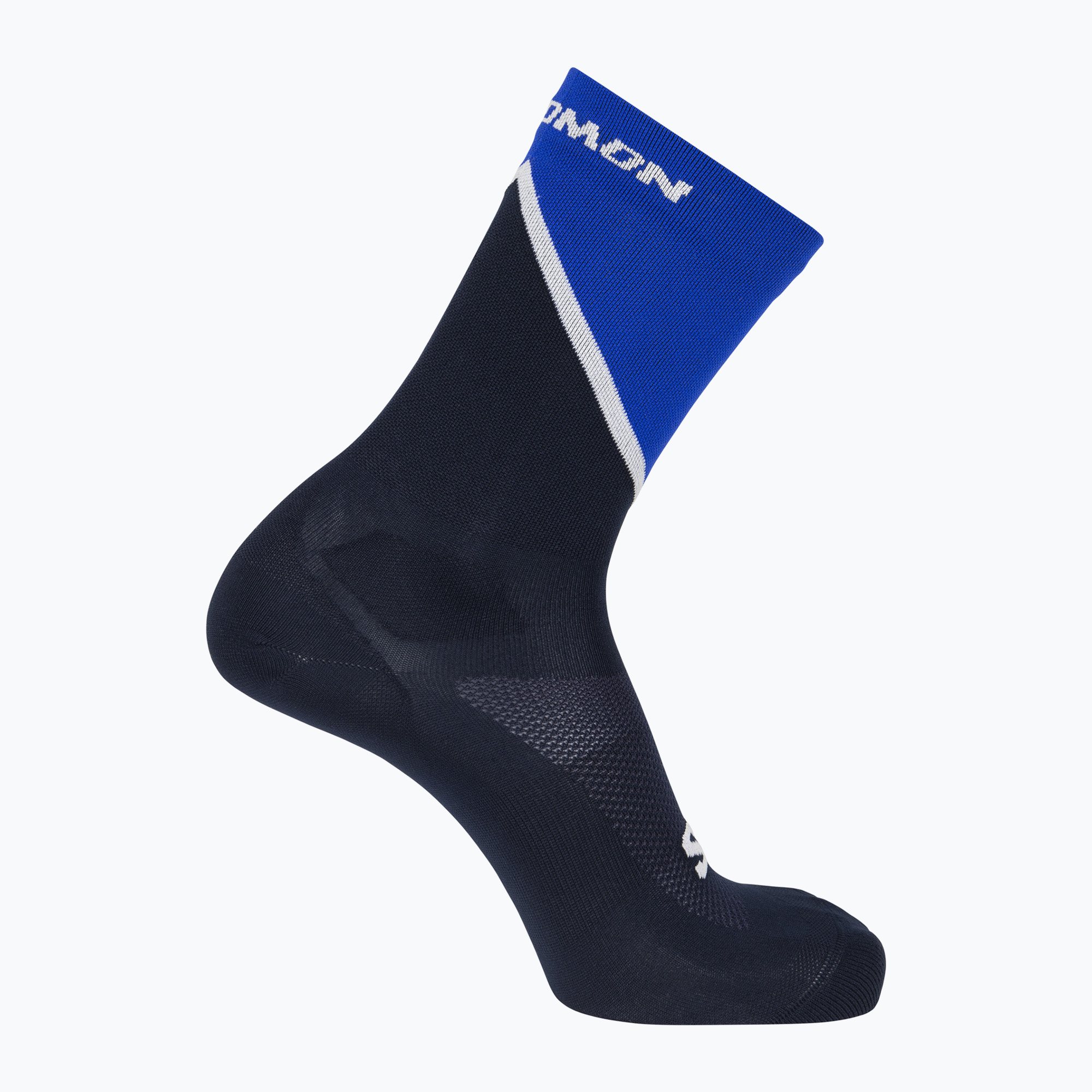 Salomon Pulse Crew surf the web/ carbon/ white running socks