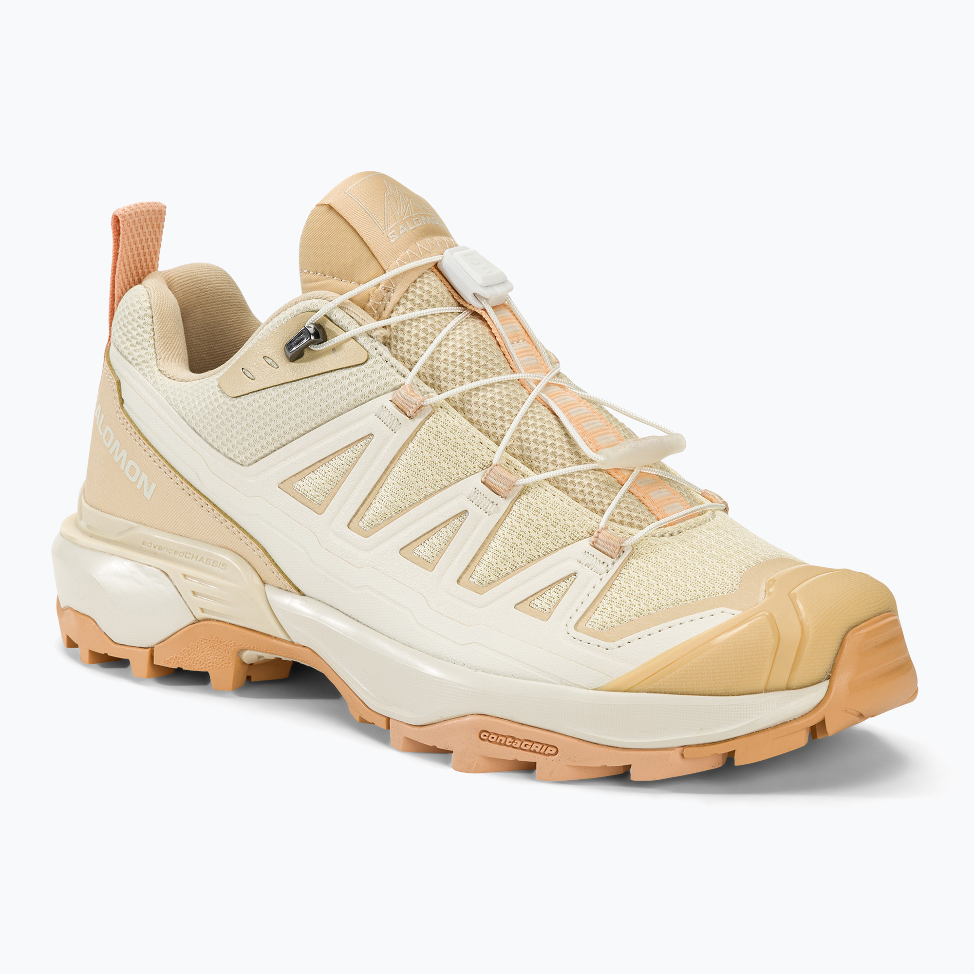 Women's trekking shoes Salomon X Ultra 360 Edge wheat/shortbread/peach (38 2/3 EU)