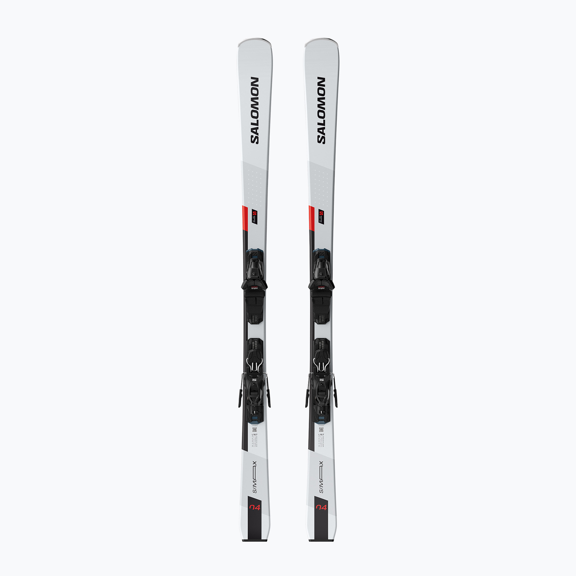 Salomon S/Max 4 downhill skis + M10 GW bindings white/safety yellow/black (146 cm)