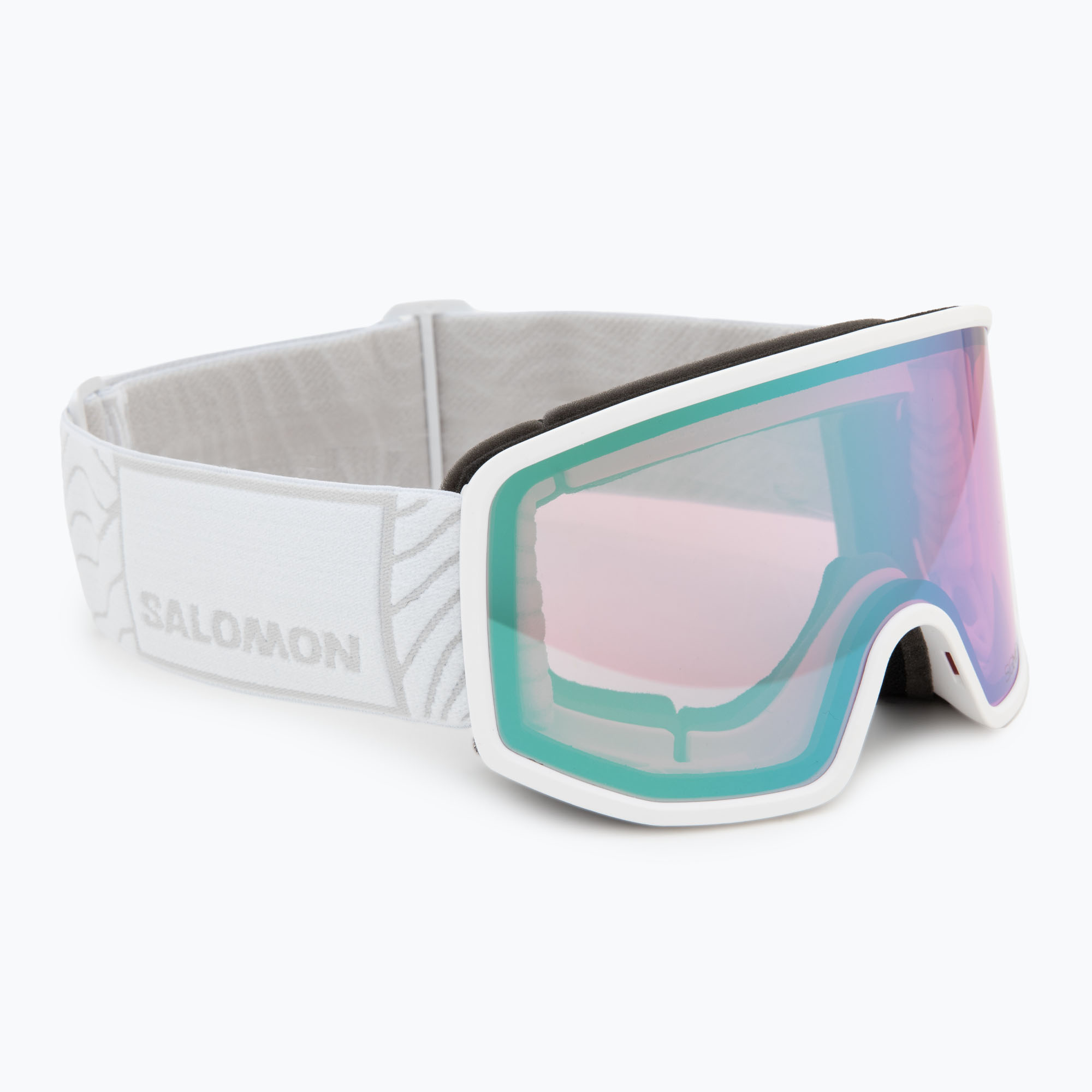Salomon Sentry Pro S Sigma white/silver pink ski goggles (S)