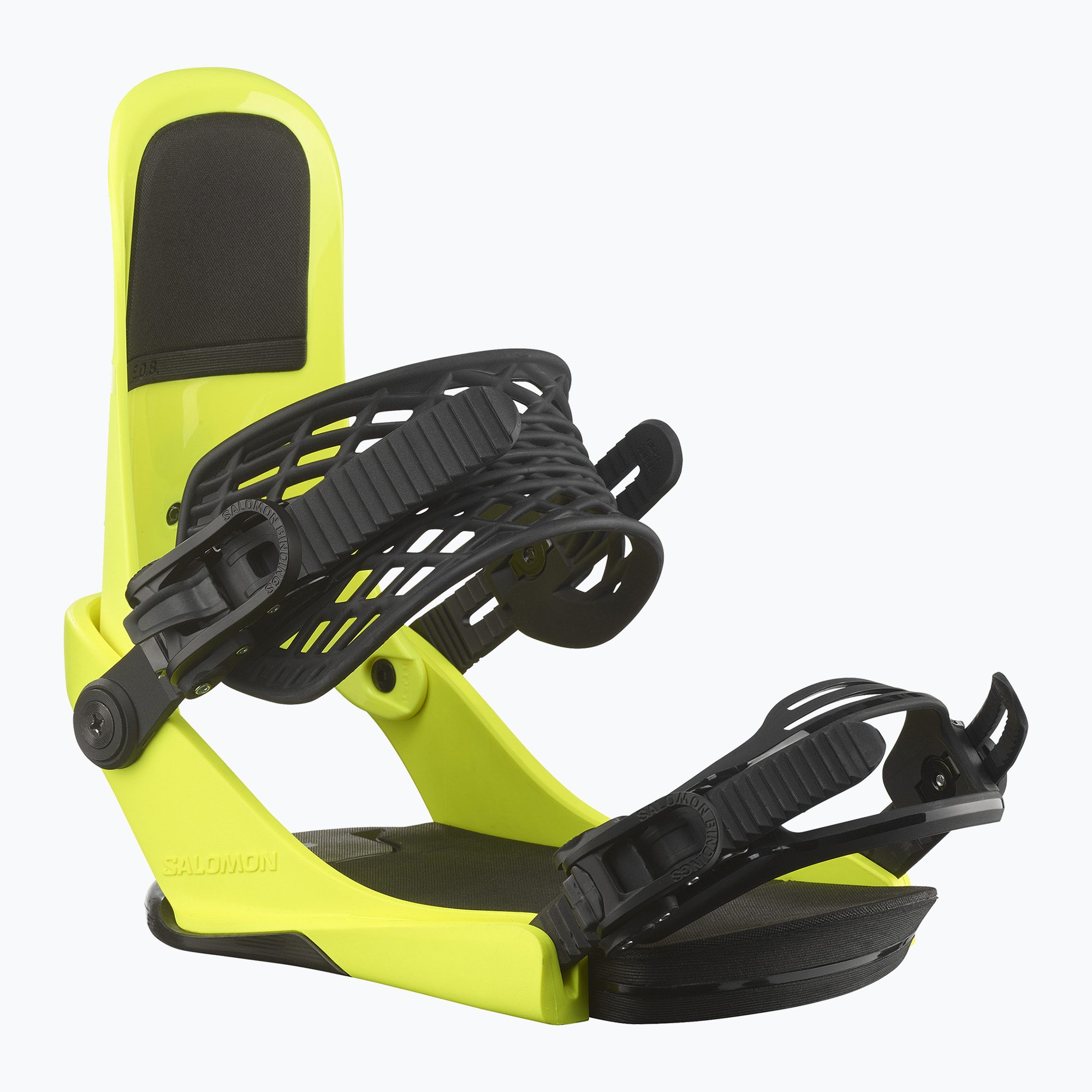 Snowboard bindings Salomon EDB neon yellow (M)
