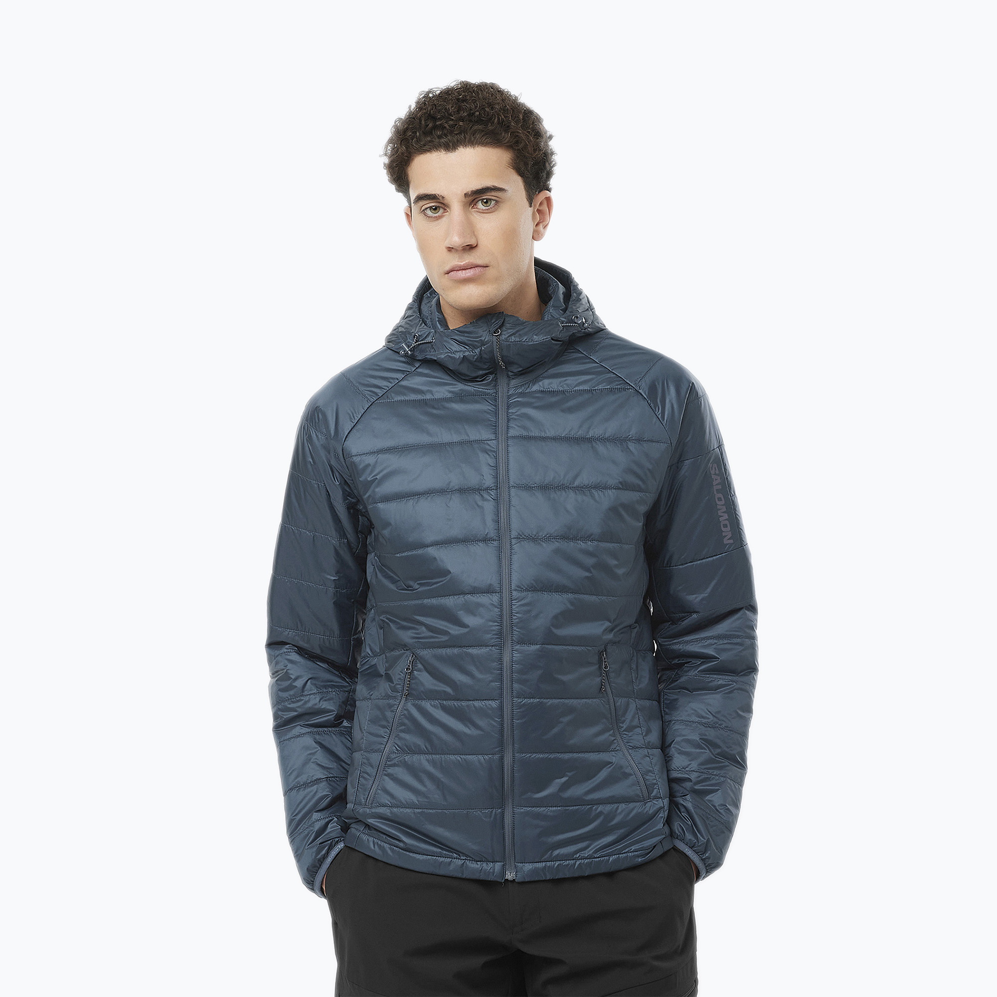 Men's Salomon Outline Hd down jacket midnight navy (XL)