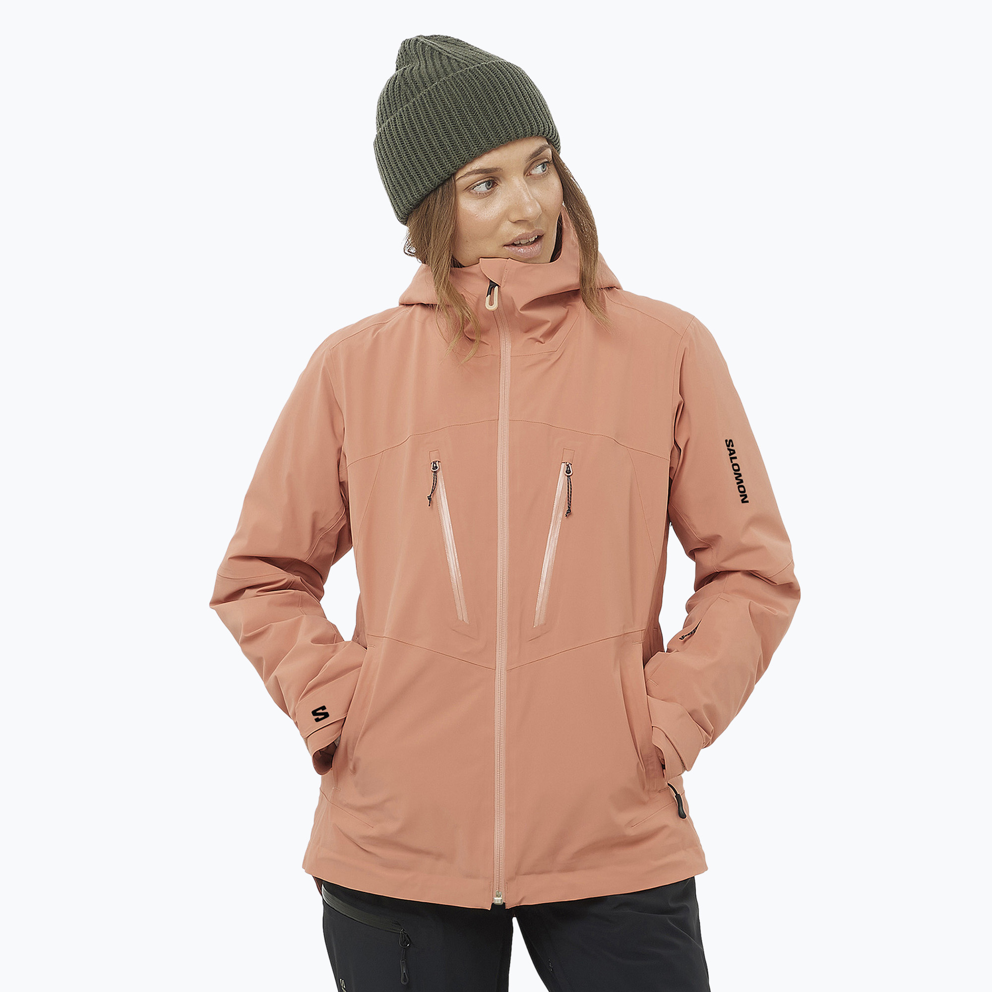 Women's ski jacket Salomon Brilliant cork (S)