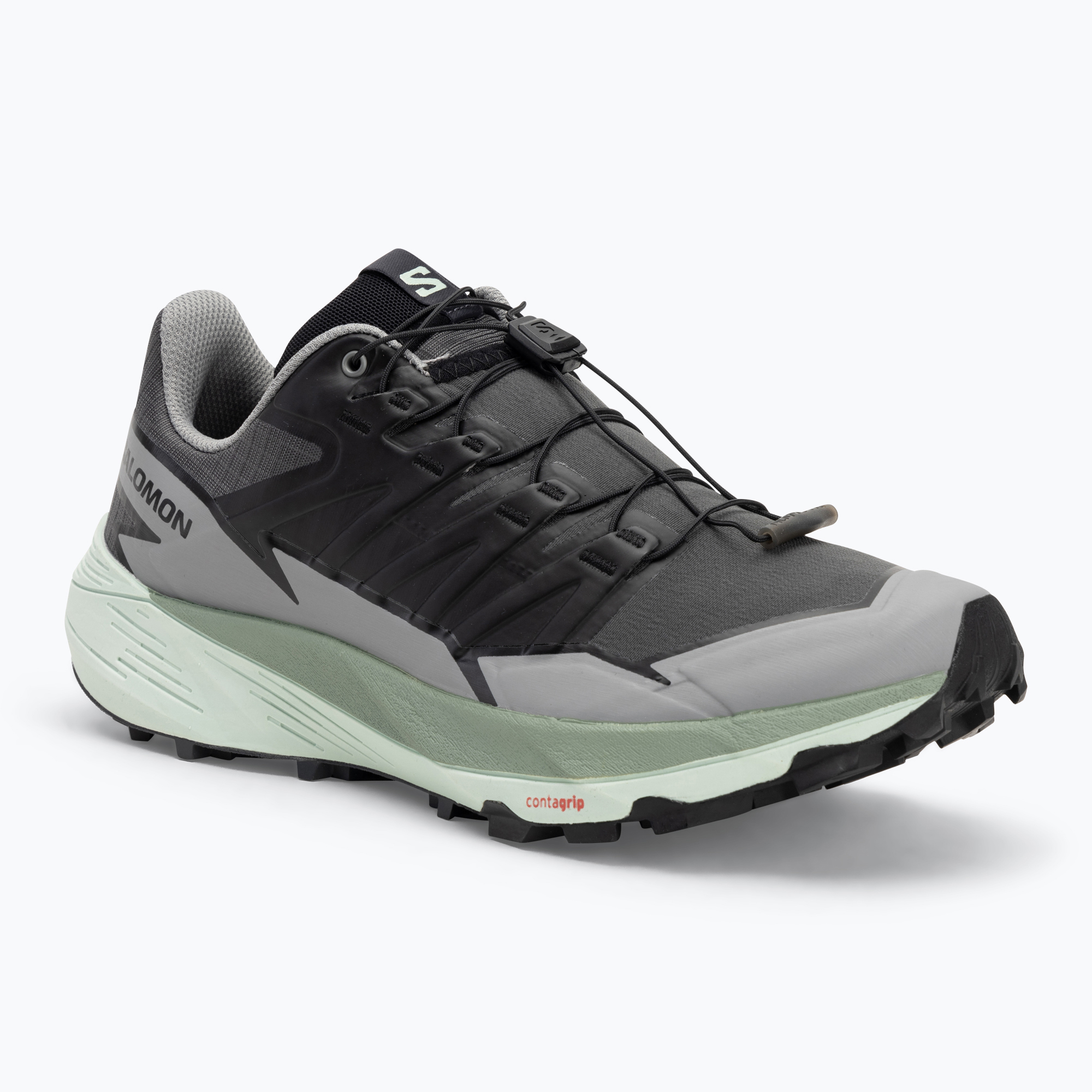 Men's running shoes Salomon Thundercross asphalt/sharkskin/spray (45 1/3 EU)
