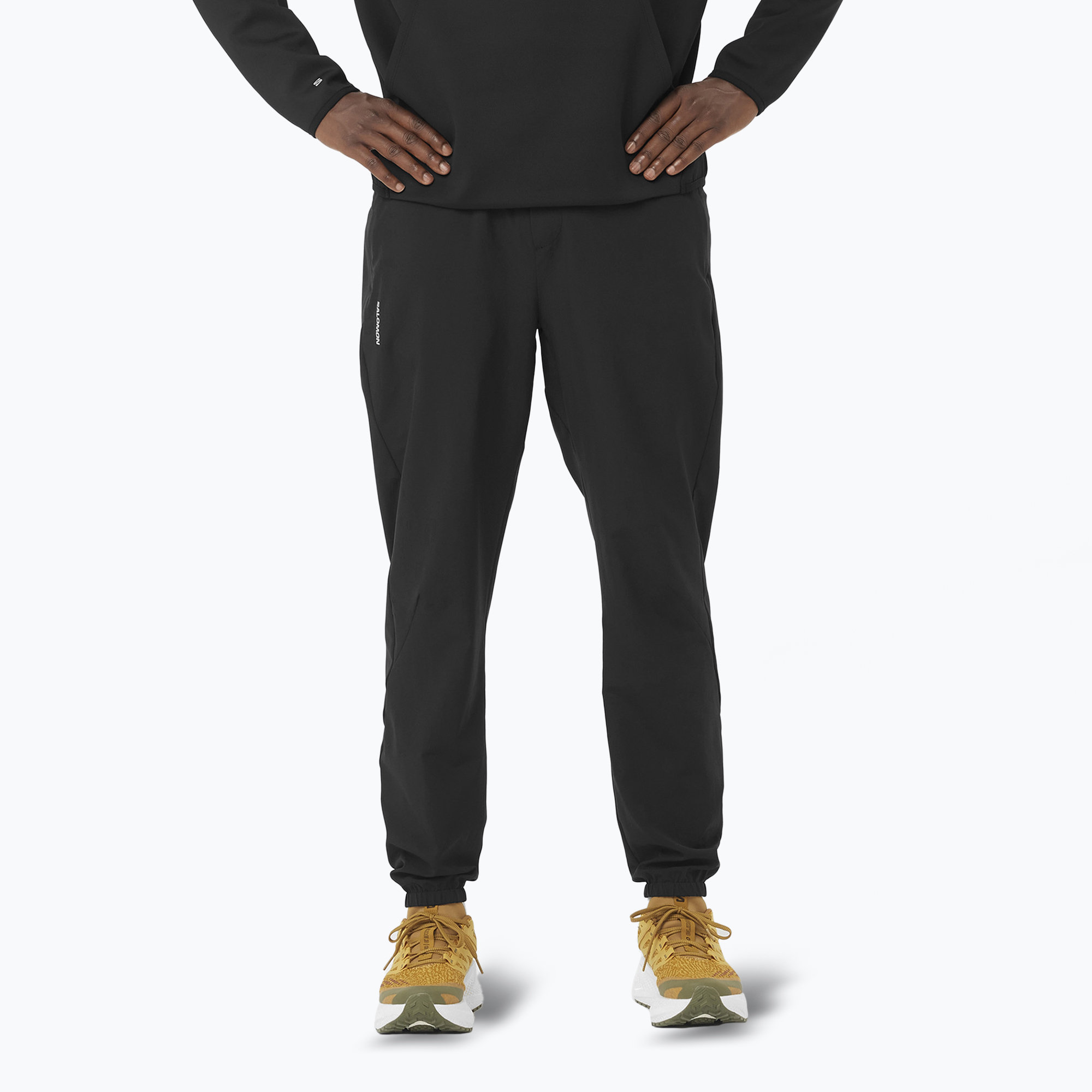 Men's running trousers Salomon SHAKEout Core deep black (2XL)