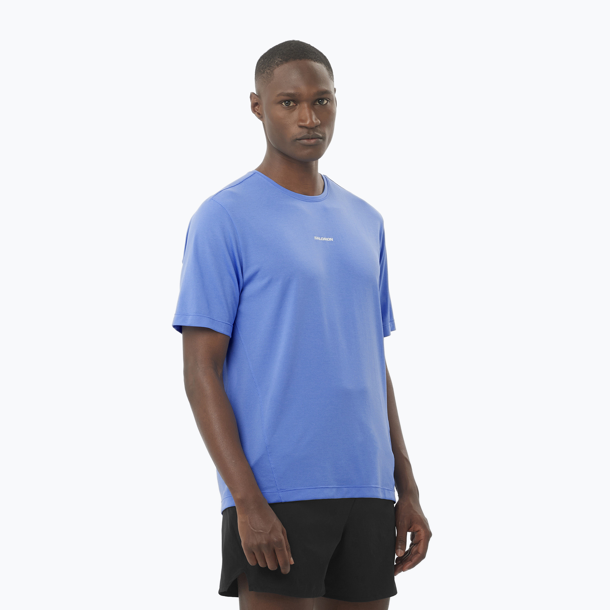 Men's running T-shirt Salomon SHAKEout Core ultramarine (XL)