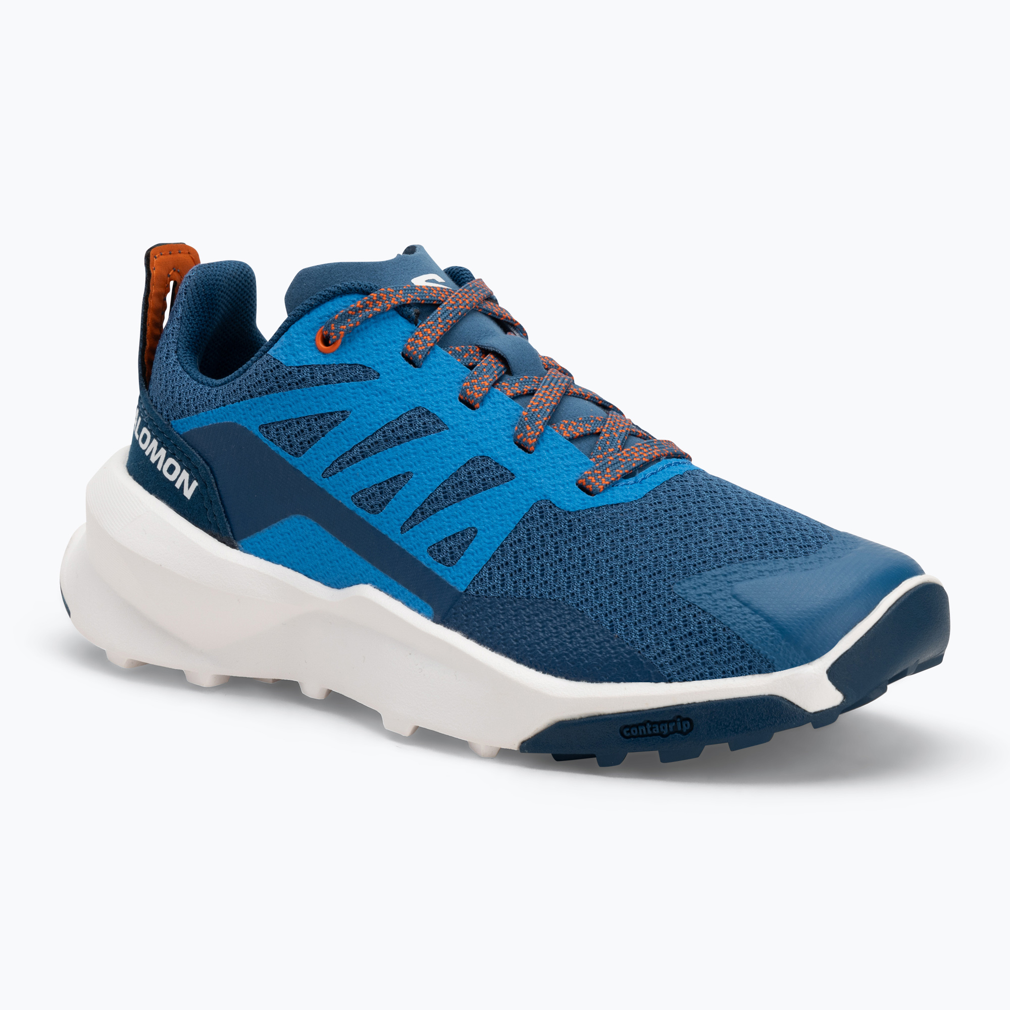 Children's hiking boots Salomon Patrol dark blue/french blue/white (38 EU)
