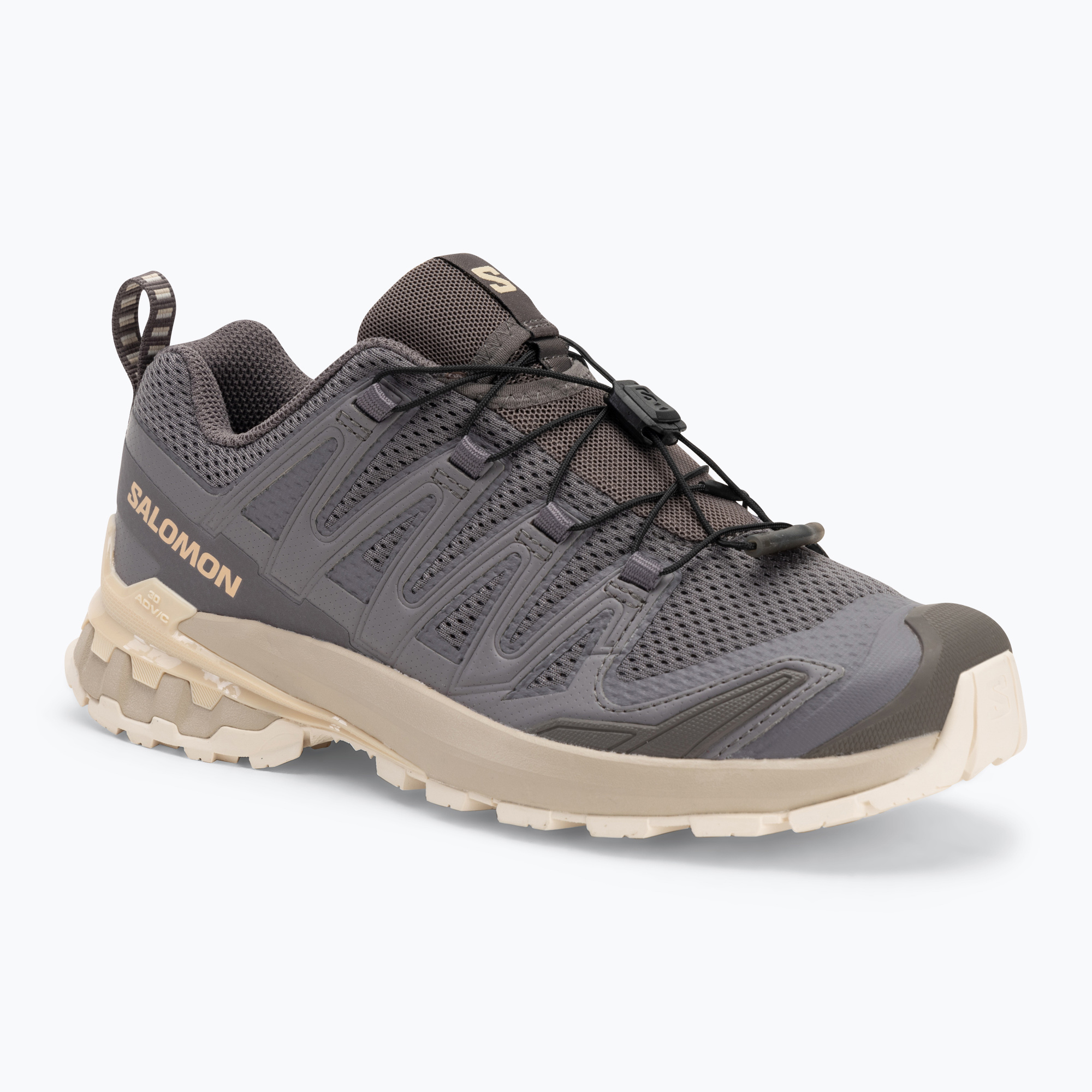 Women's running shoes Salomon XA Pro 3D V9 plum kitten/oxford tan/tender peach (38 2/3 EU)