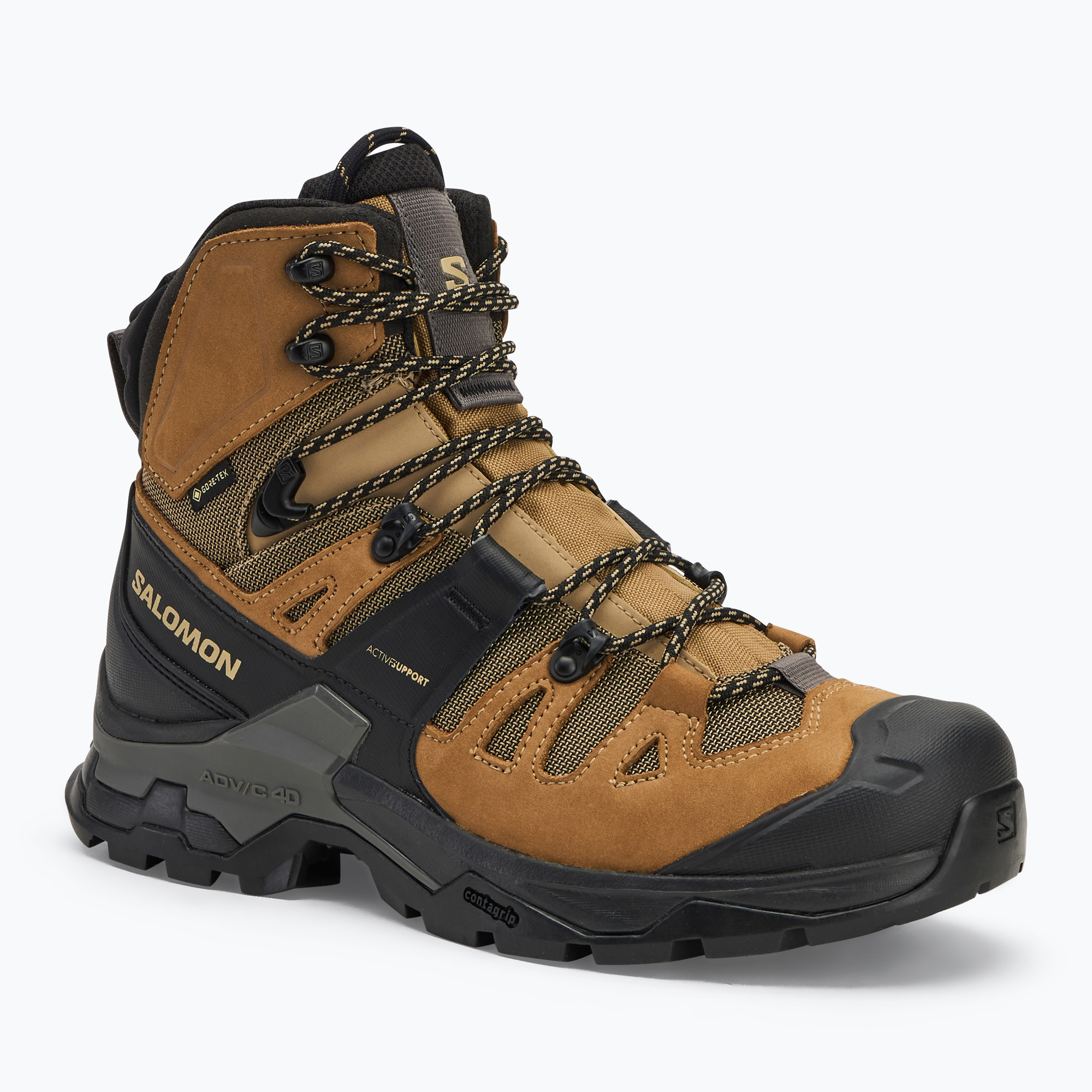 Salomon Quest 4 GTX men's hiking boots kelp/black/castlerock (42 EU)