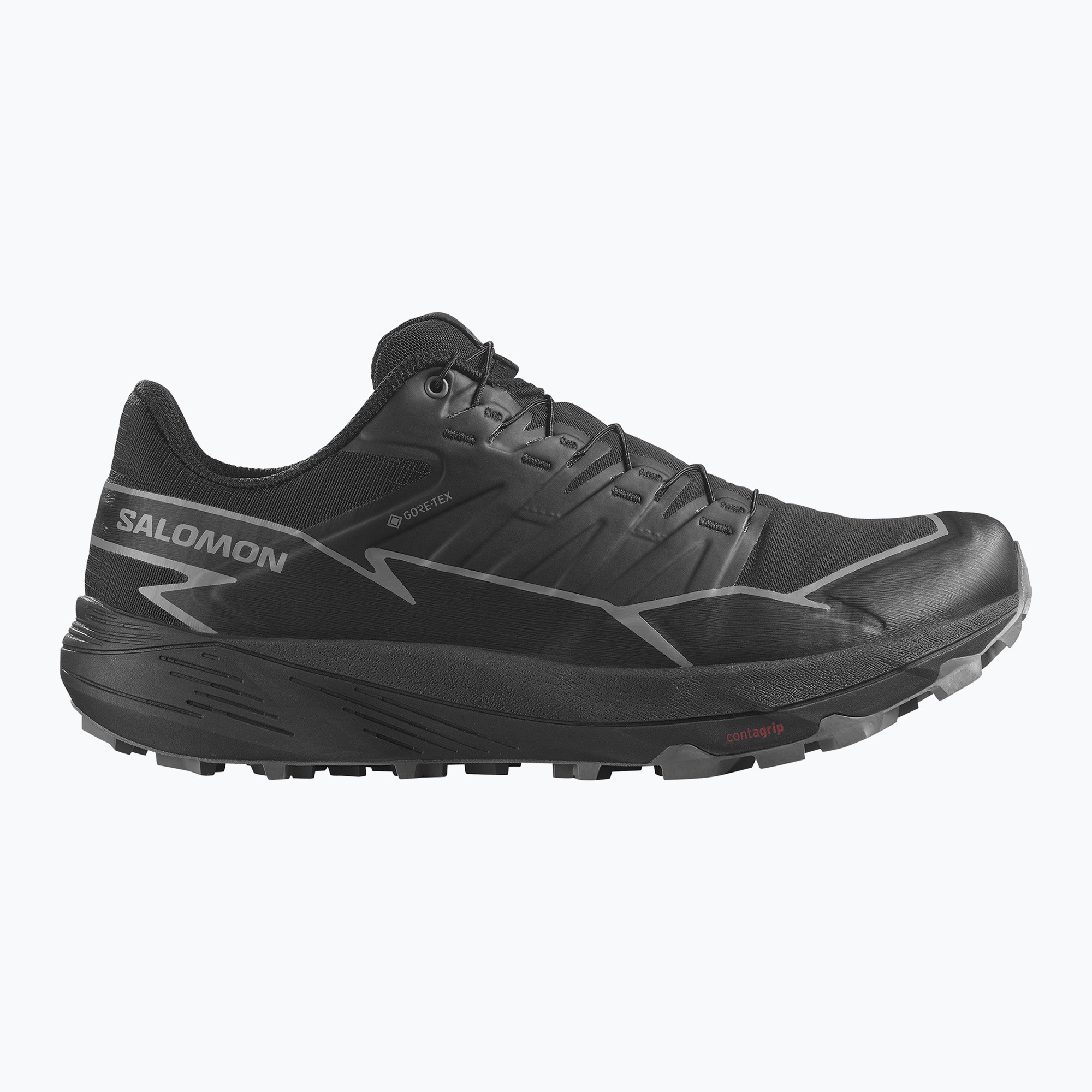 Men's running shoes Salomon Thundercross GTX black/pewter (47 1/3 EU)