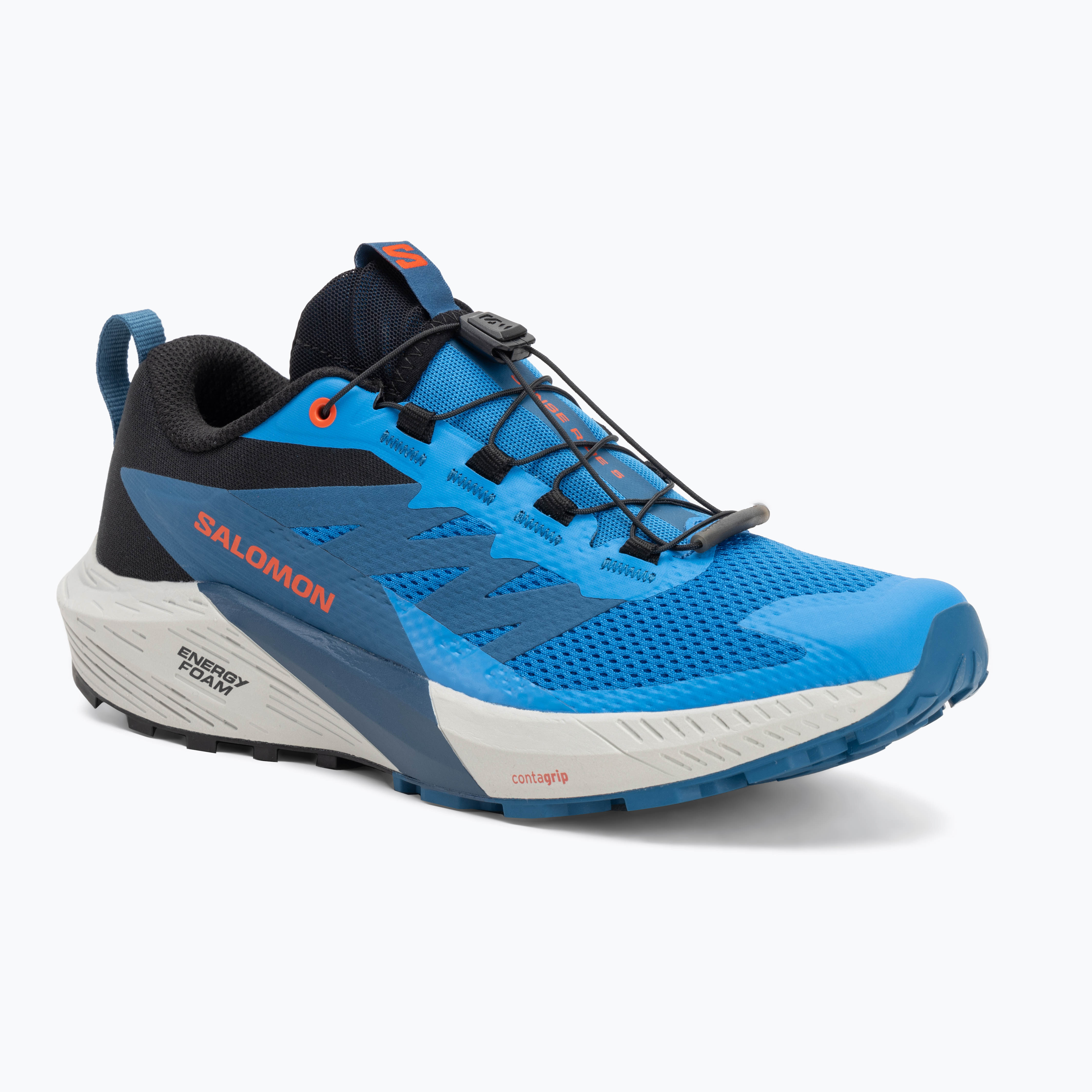 Men's running shoes Salomon Sense Ride 5 french blue/black/dark blue (43 1/3 EU)