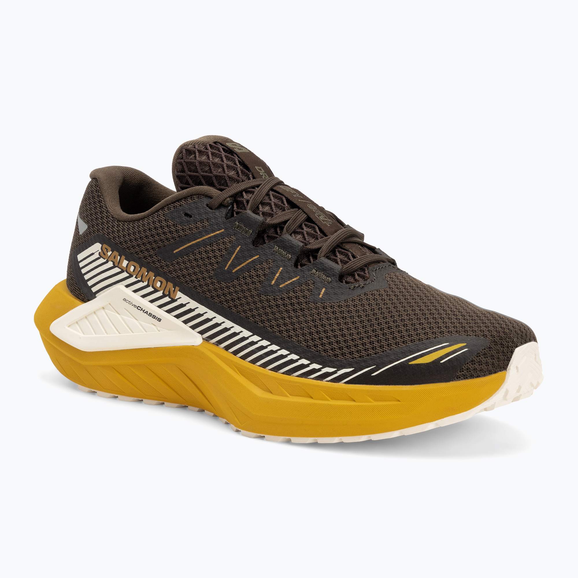 Men's running shoes Salomon Drx Defy GRVL wren/spicy mustard/vanilla ice (45 1/3 EU)