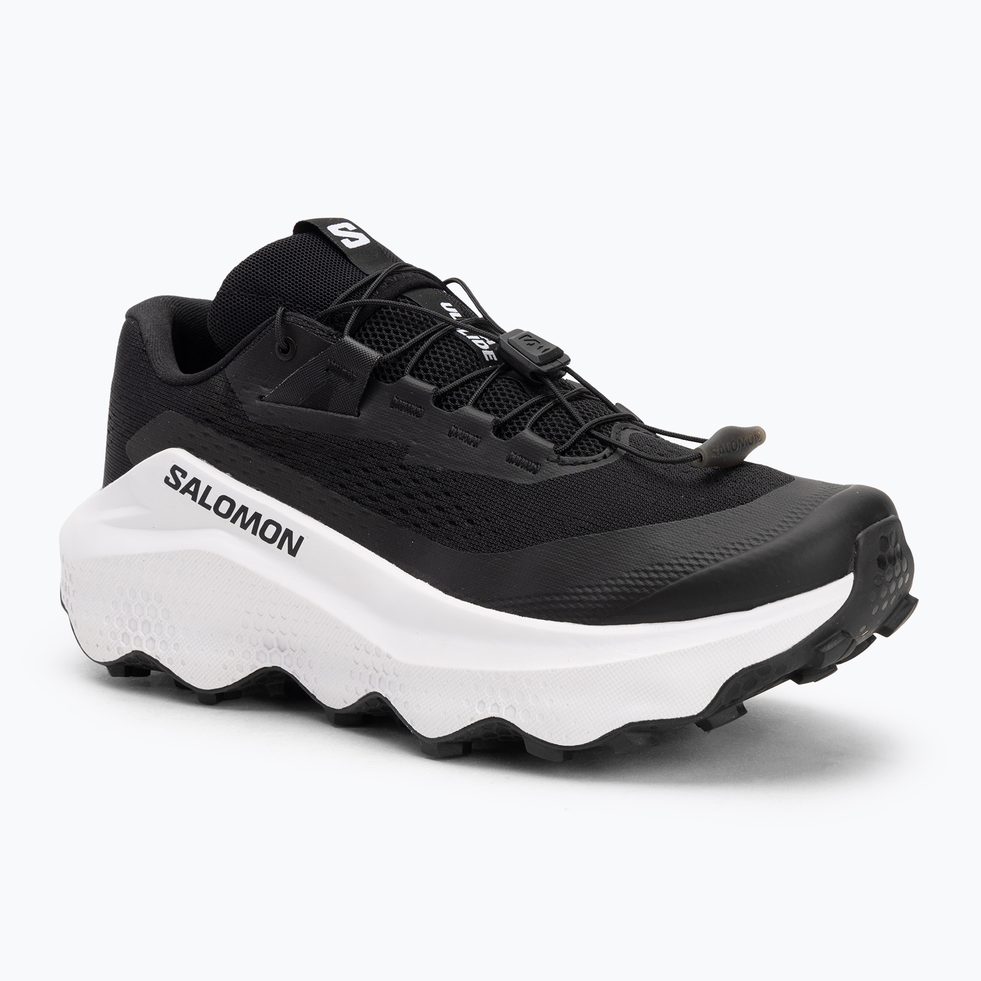 Men's running shoes Salomon Ultra Glide 3 black/white/black (45 1/3 EU)