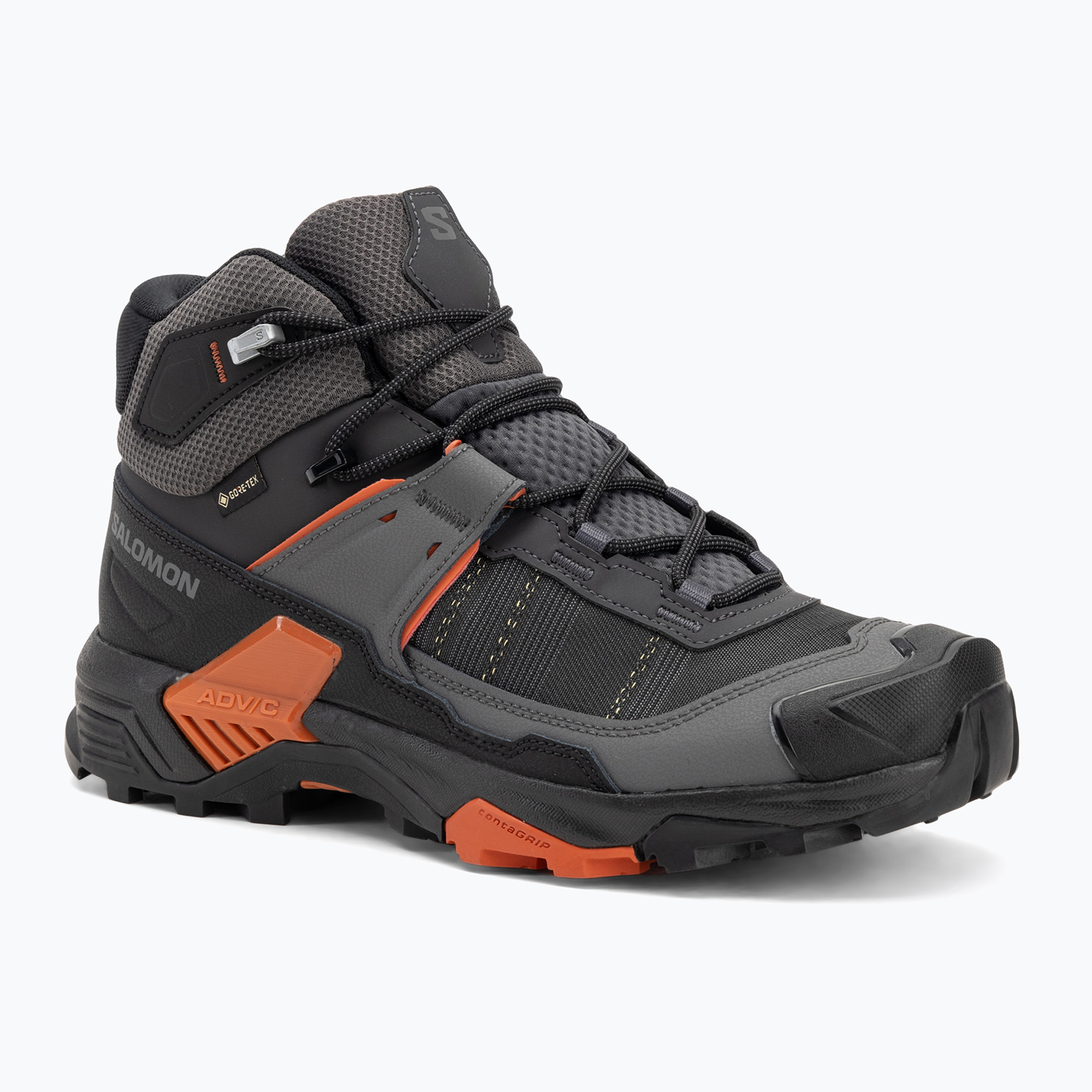 Men's trekking boots Salomon X Ultra 5 MID GTX asphalt / castlerock / burnt ochre (45 1/3 EU)