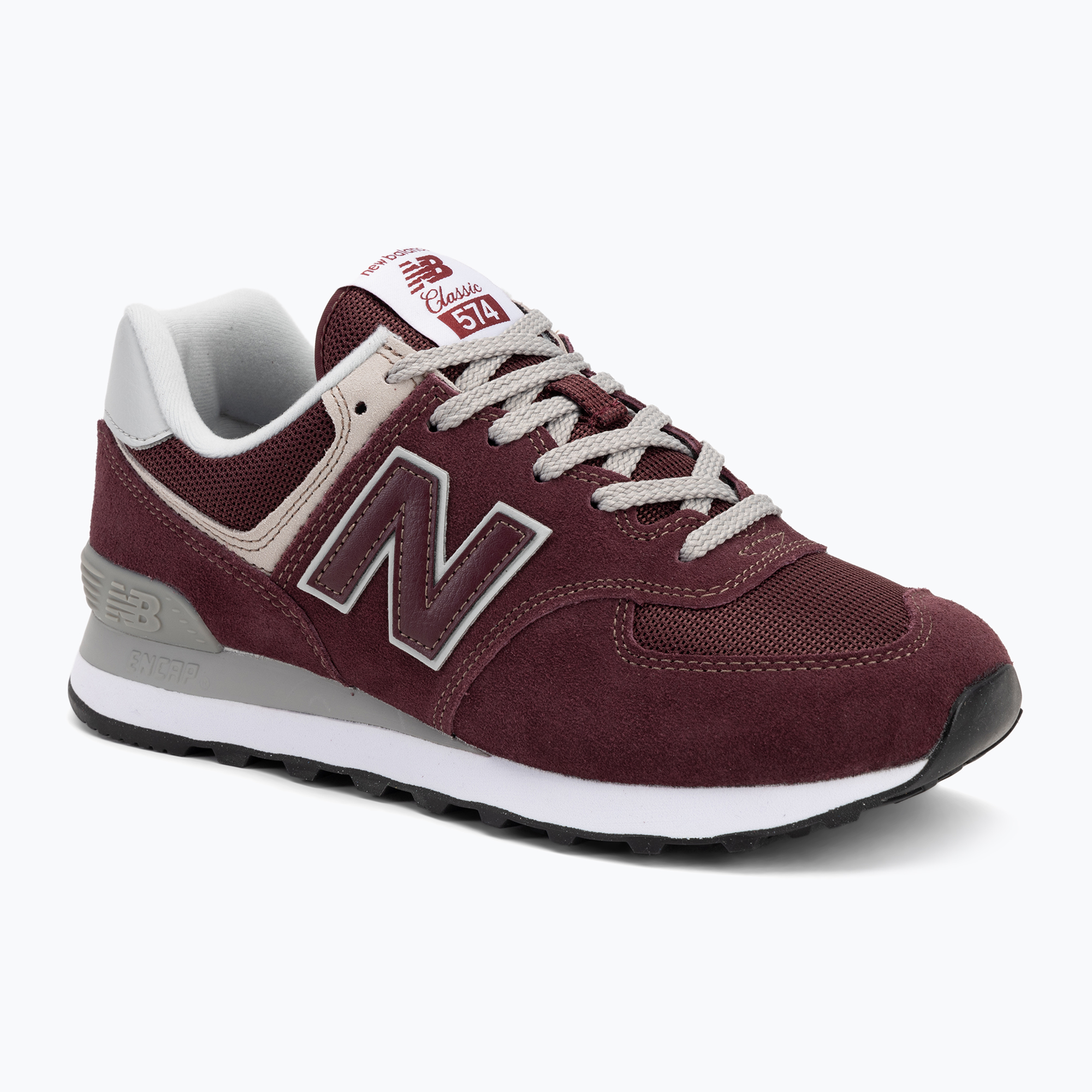 New Balance Classic 574's V3 Wide maroon men's shoes (44.5 EU)