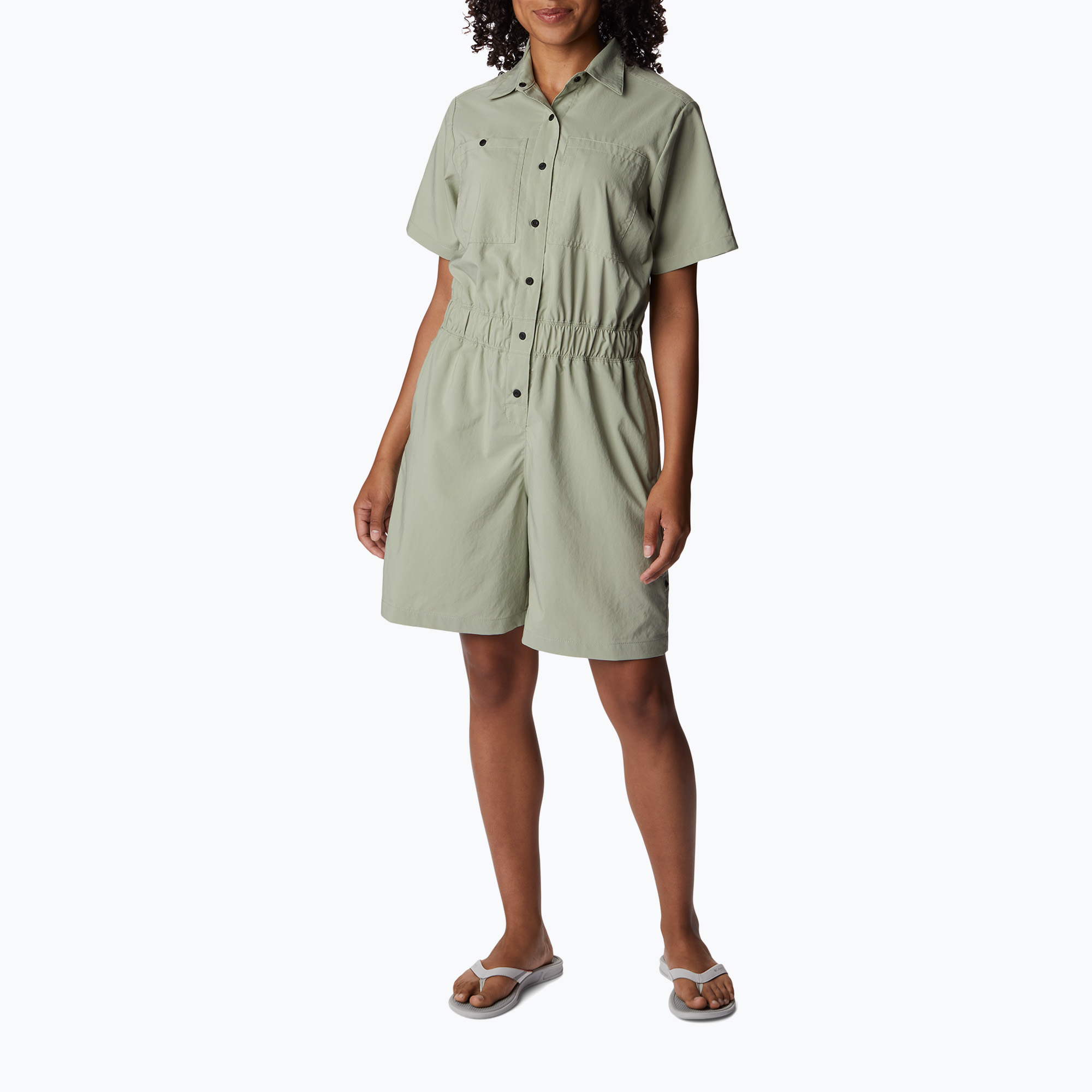 Columbia women's Silver Ridge Utility green jumpsuit 2033381348 (XS)
