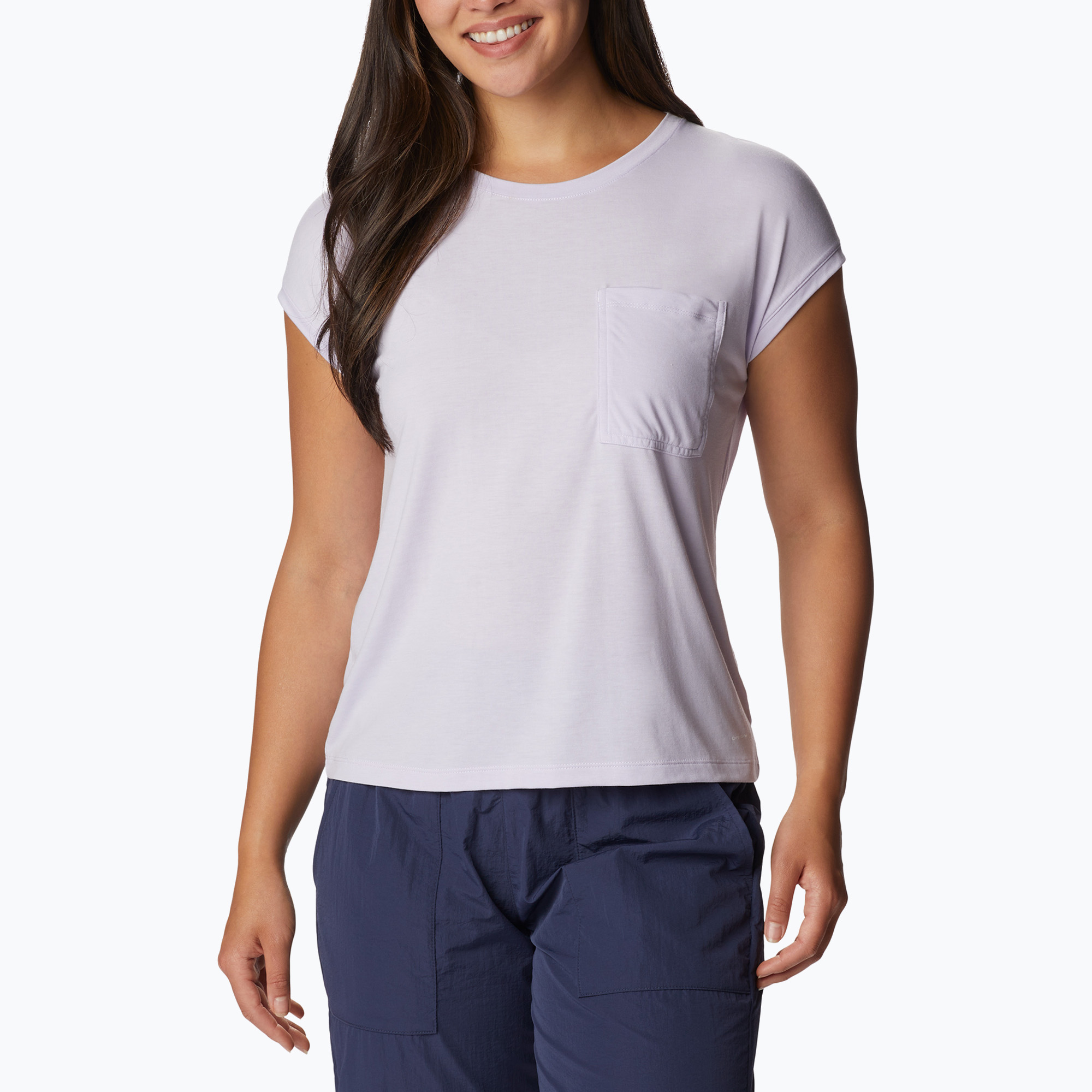 Columbia Boundless Trek women's trekking shirt purple 2033481568 (M)