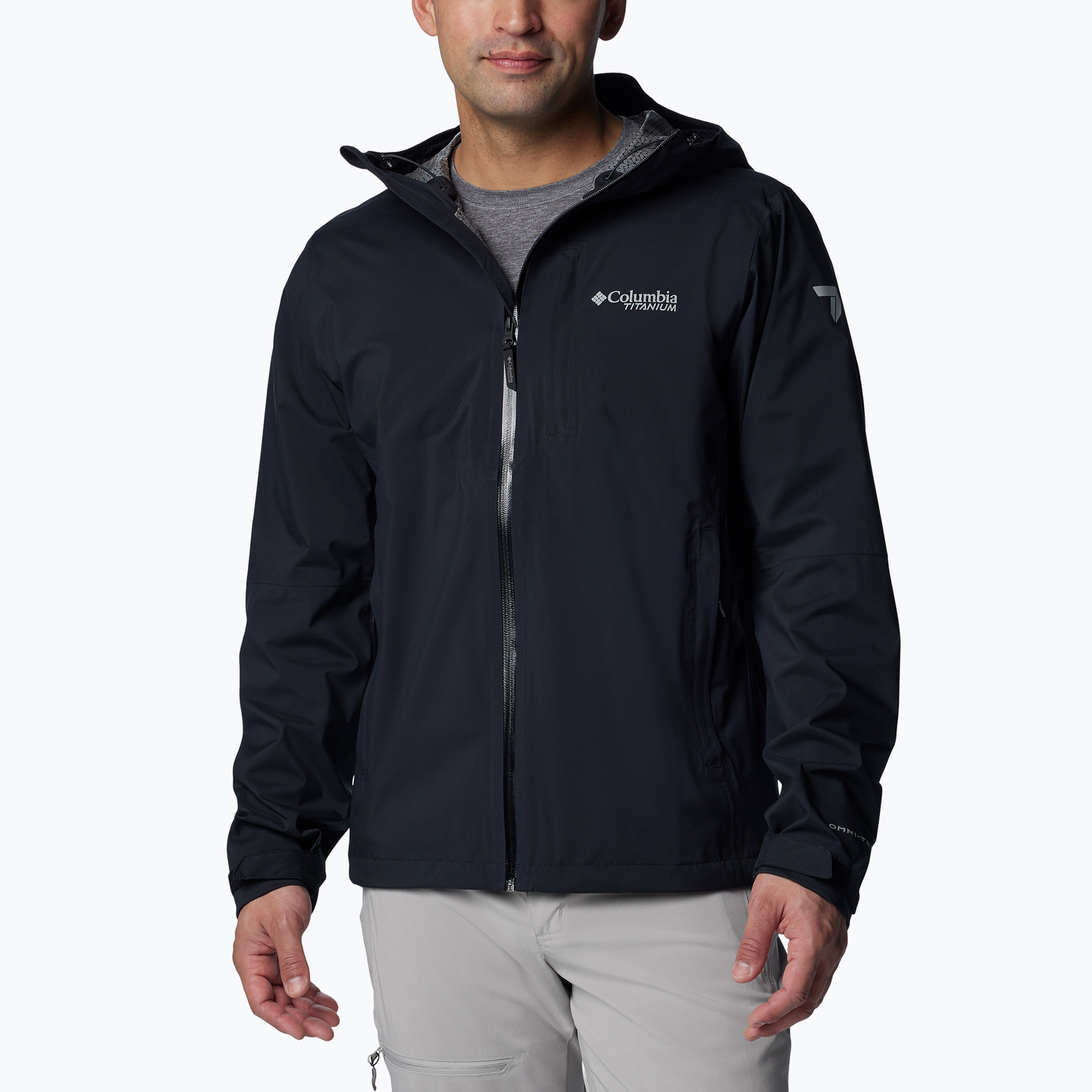 Columbia Ampli-Dry II Shell men's rain jacket black (S)