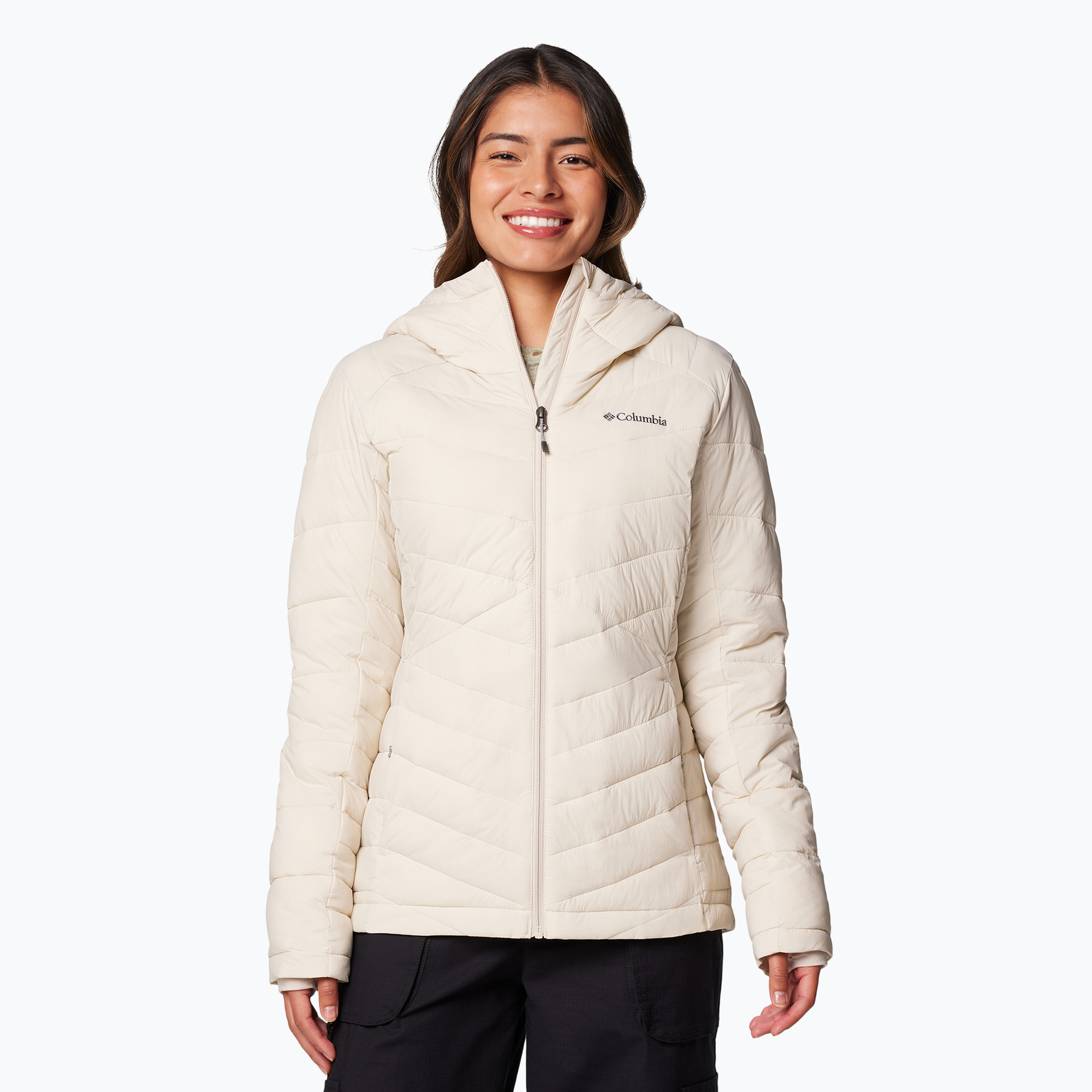 Columbia Joy Peak II Hooded dark stone women's insulated jacket (S)