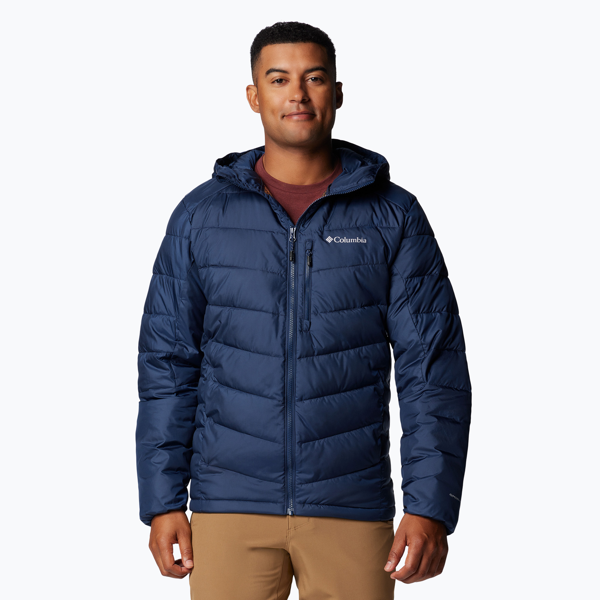 Men's Columbia Labyrinth Loop II Hooded down jacket collegiate navy (S)