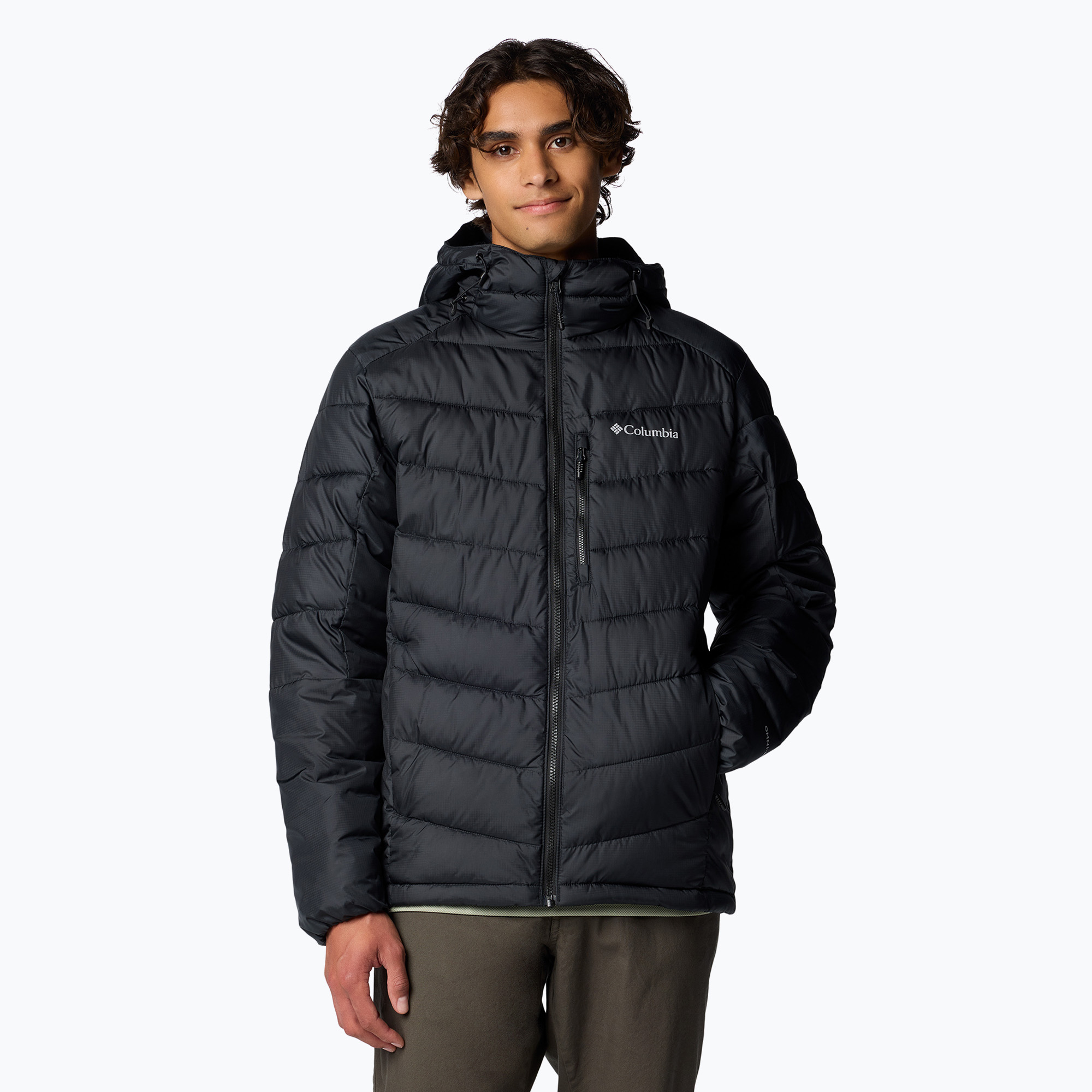 Men's Columbia Labyrinth Loop II Hooded down jacket black (M)
