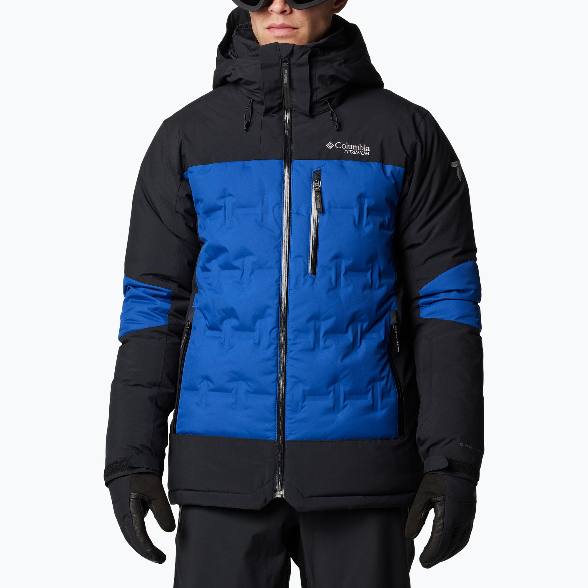 Columbia Wild Card IV Down mountain blue/black men's ski jacket (XL)