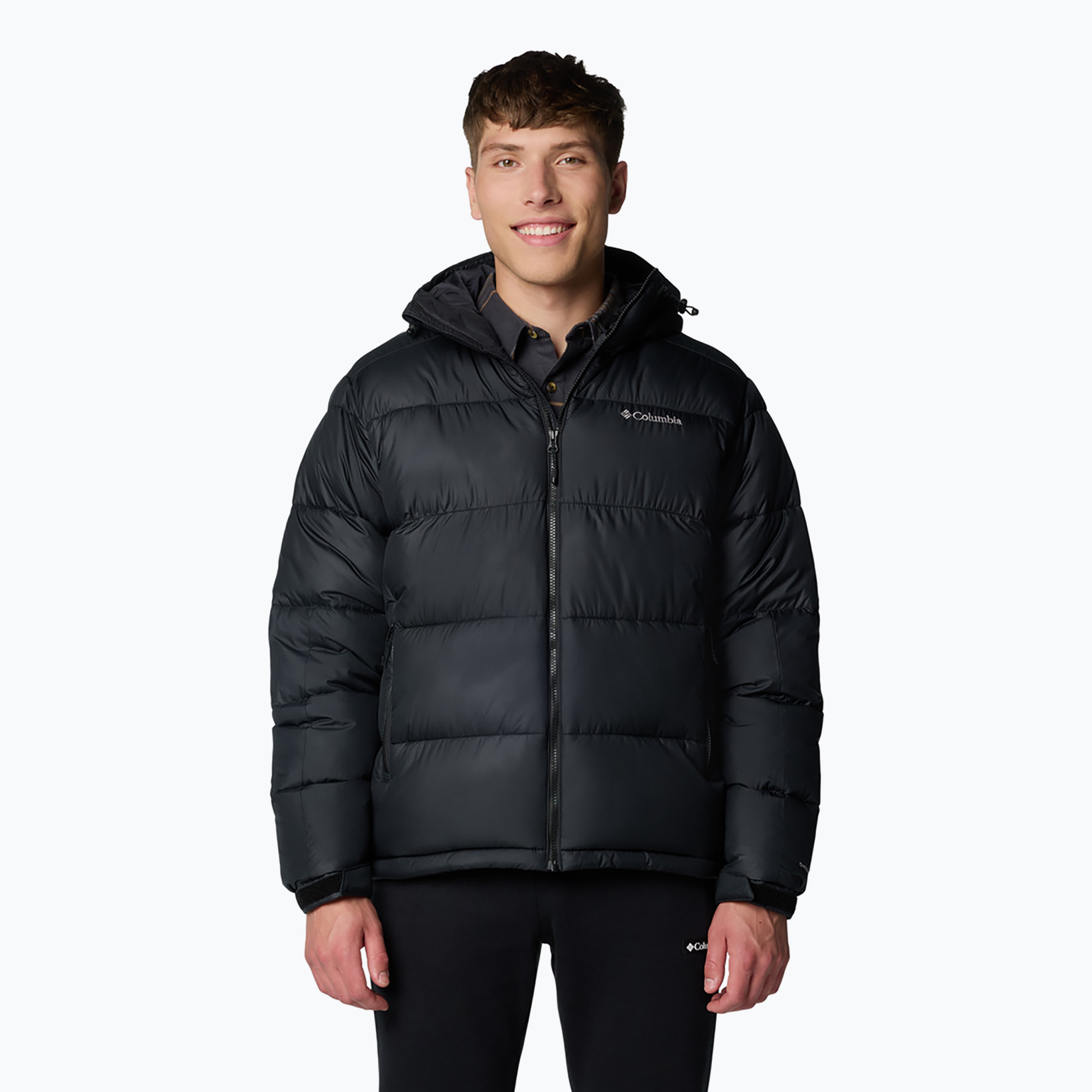 Men's Columbia Pike Lake II Hooded down jacket black 012 (XL)