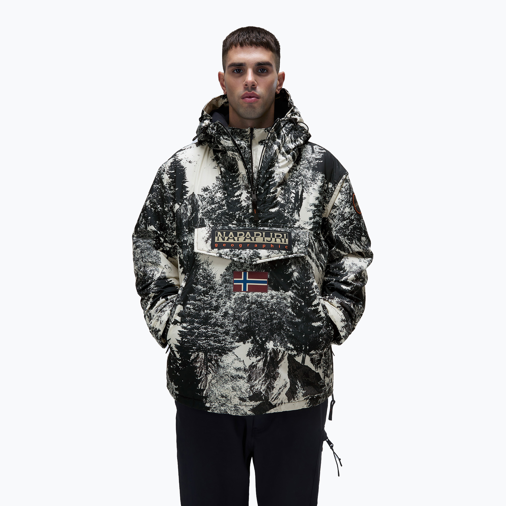 Men's jacket Napapijri Rainforest Next AOP aop det tr f9o (M)