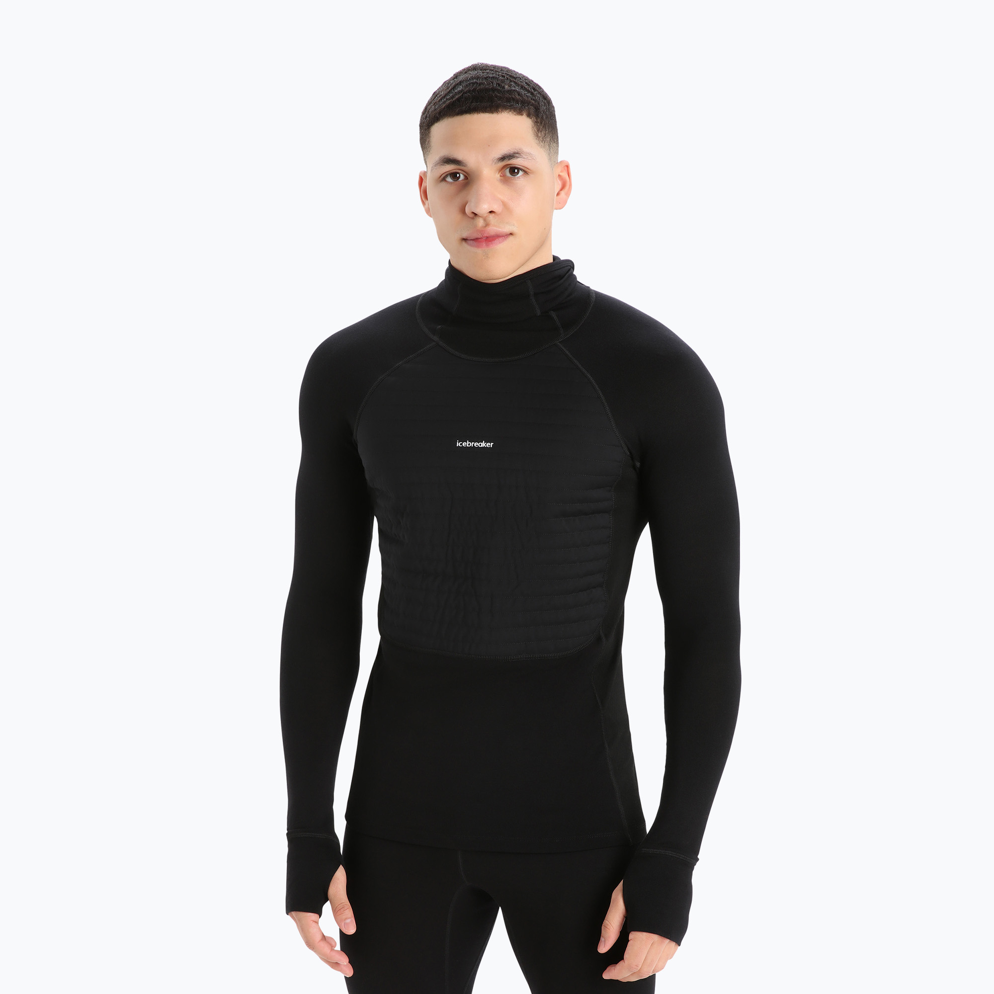 Men's Icebreaker ZoneKnit Insulated trekking jacket black (S)
