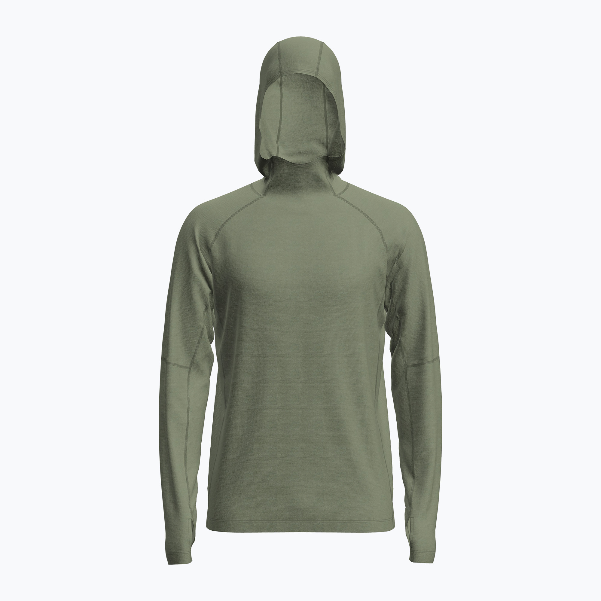 Men's Icebreaker 150 MerinoFine Ace Hoodie lichen trekking sweatshirt (L)