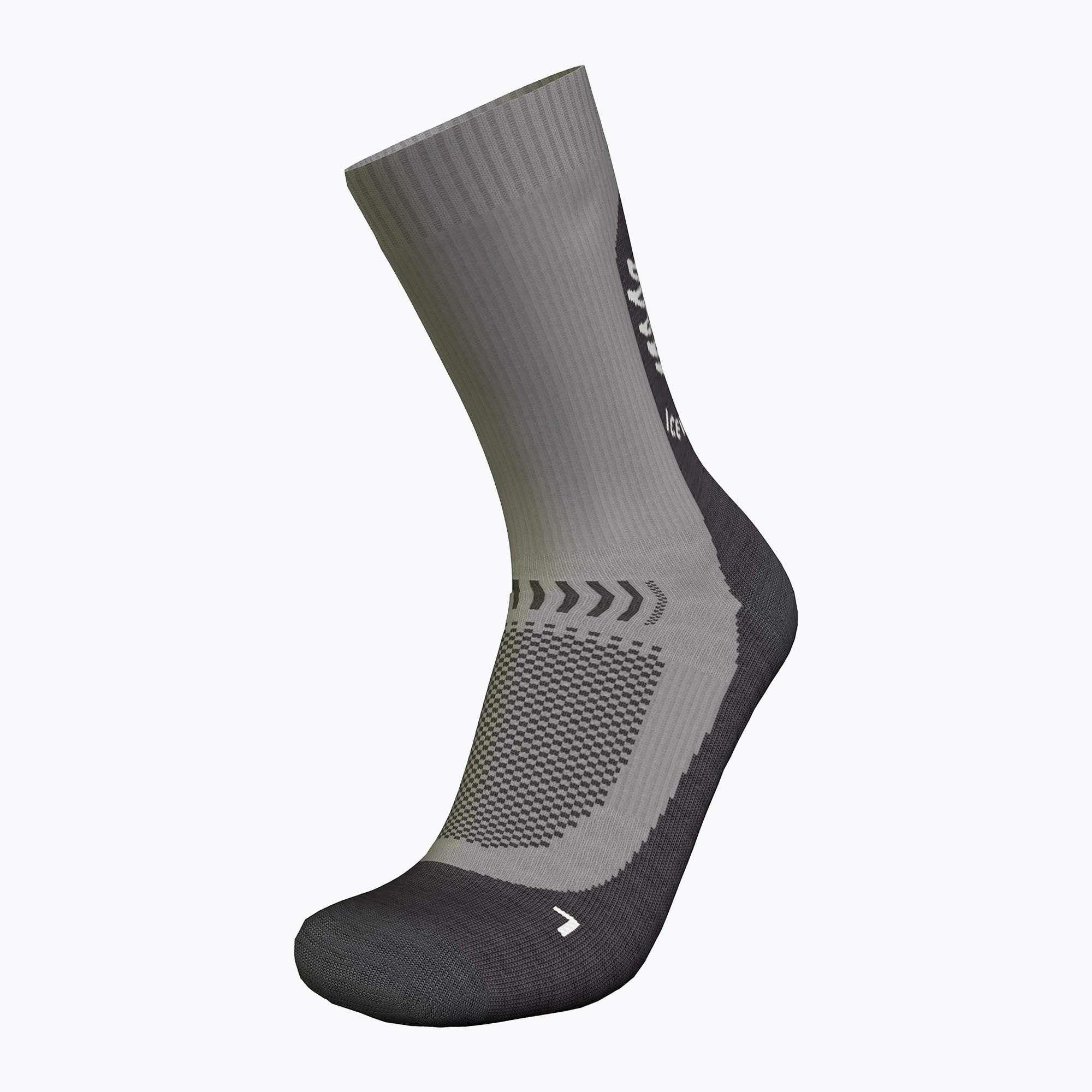 Icebreaker women's trekking socks Merino Hike+ Light Crew Fresh Fern alloy/obsidian/snow (S)