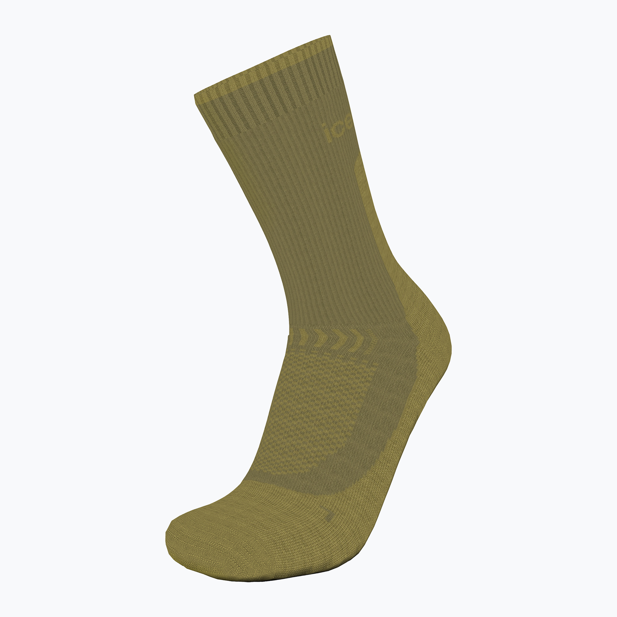 Icebreaker women's trekking socks Merino Hike+ Light Crew sphagnum/olive (M)