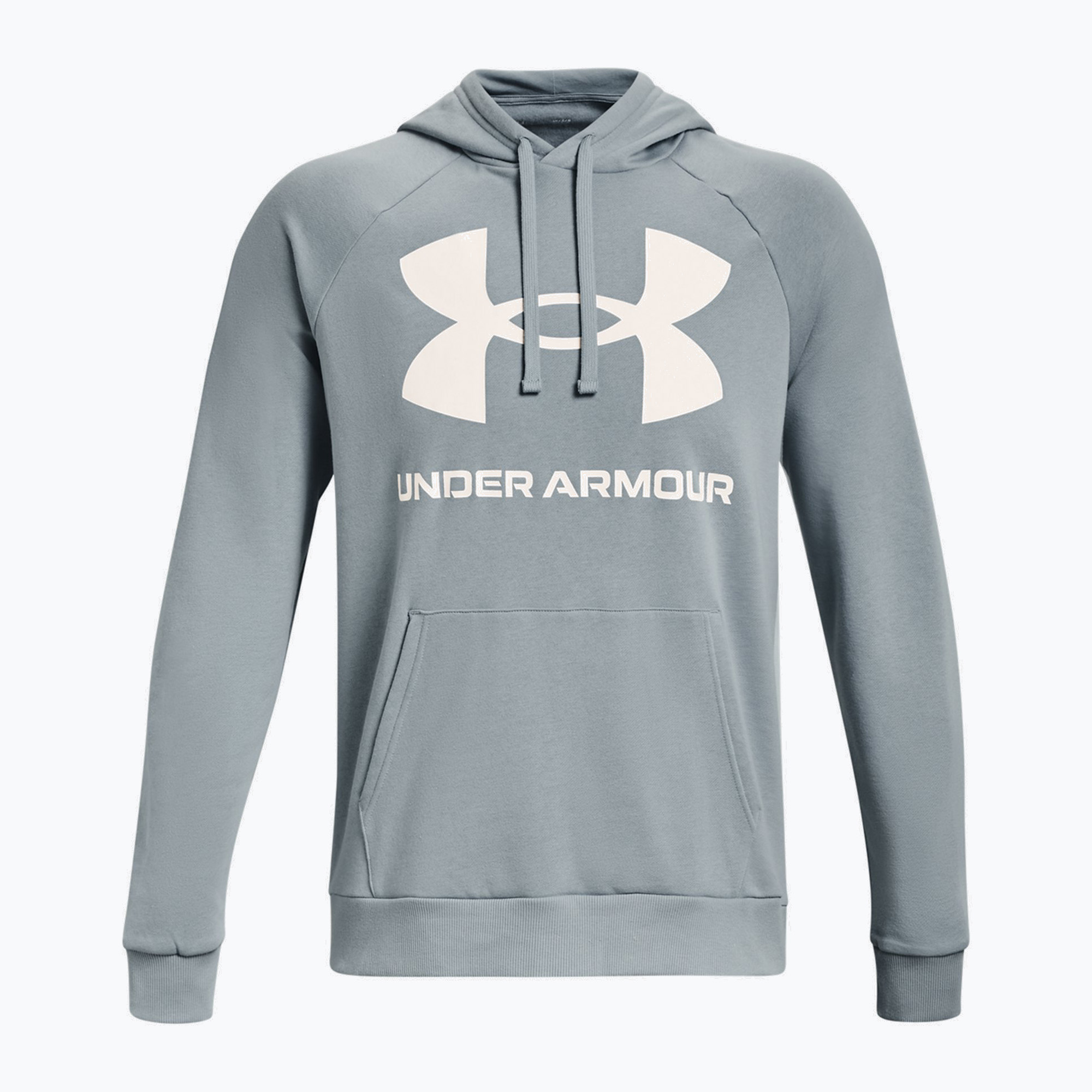 Under Armour men's hoodie Rival Fleece Big Logo HD grey 1357093-465 (XXL)