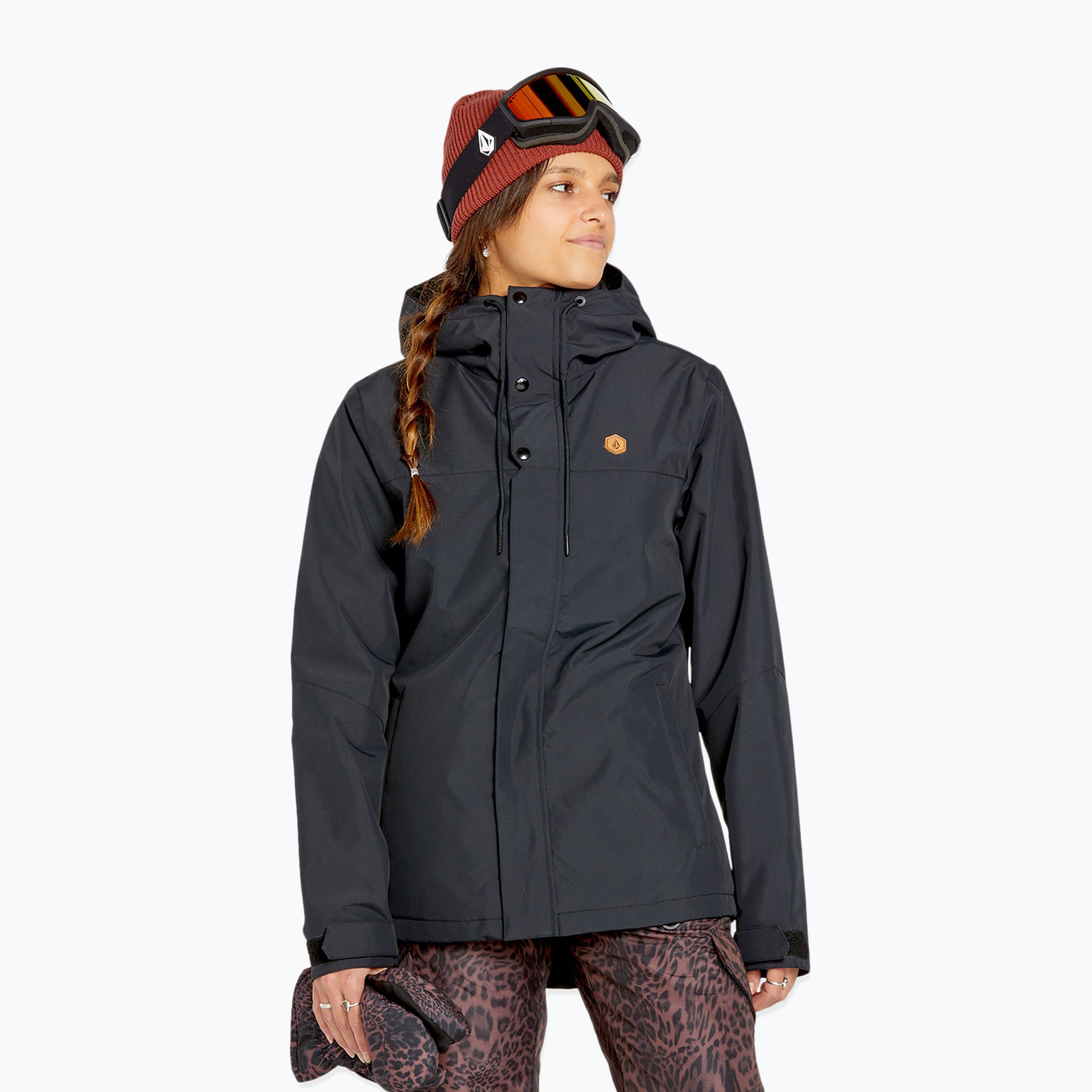 Women's snowboard jacket Volcom Bolt Insulated black (M)