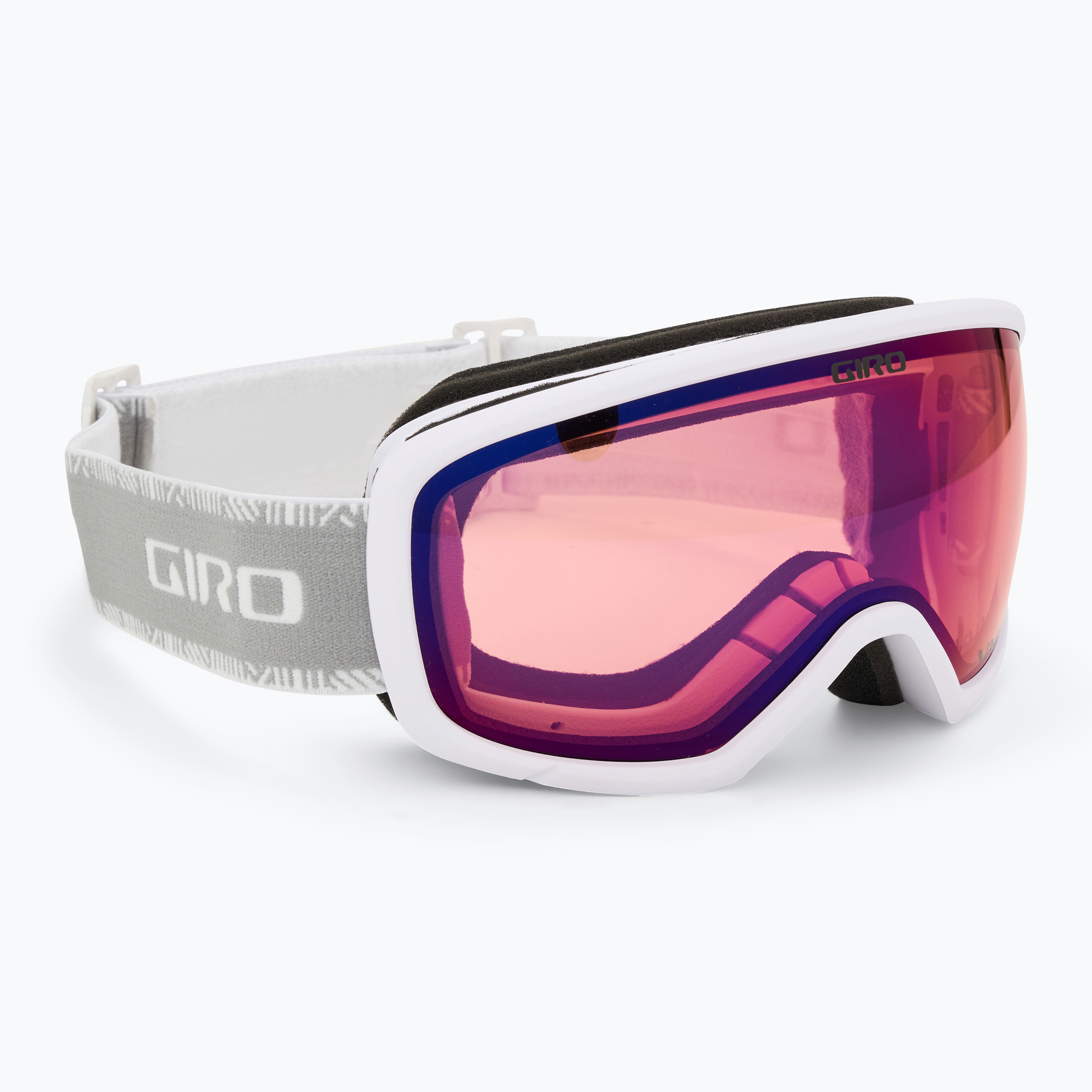 Women's ski goggles Giro Millie white&grey chute/infrared