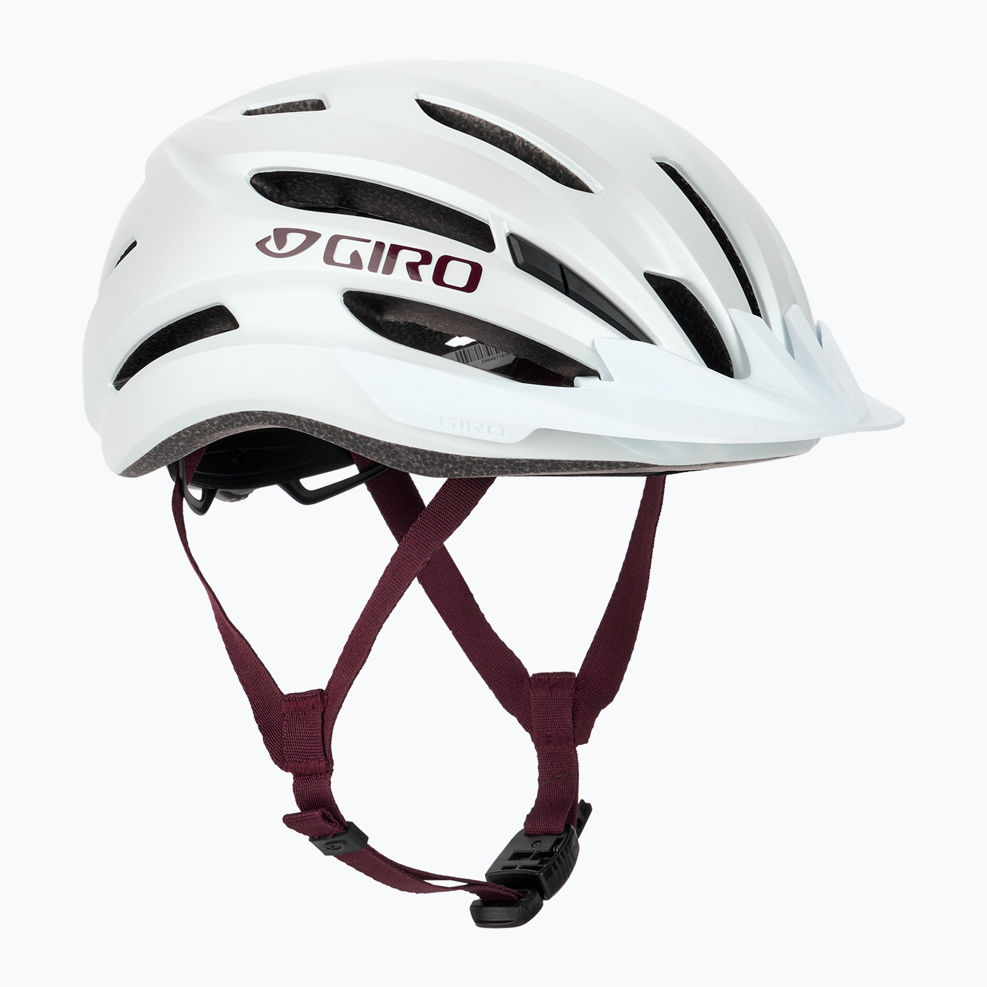 Giro Register II bicycle helmet matte white/dark cherry (54-61 cm)